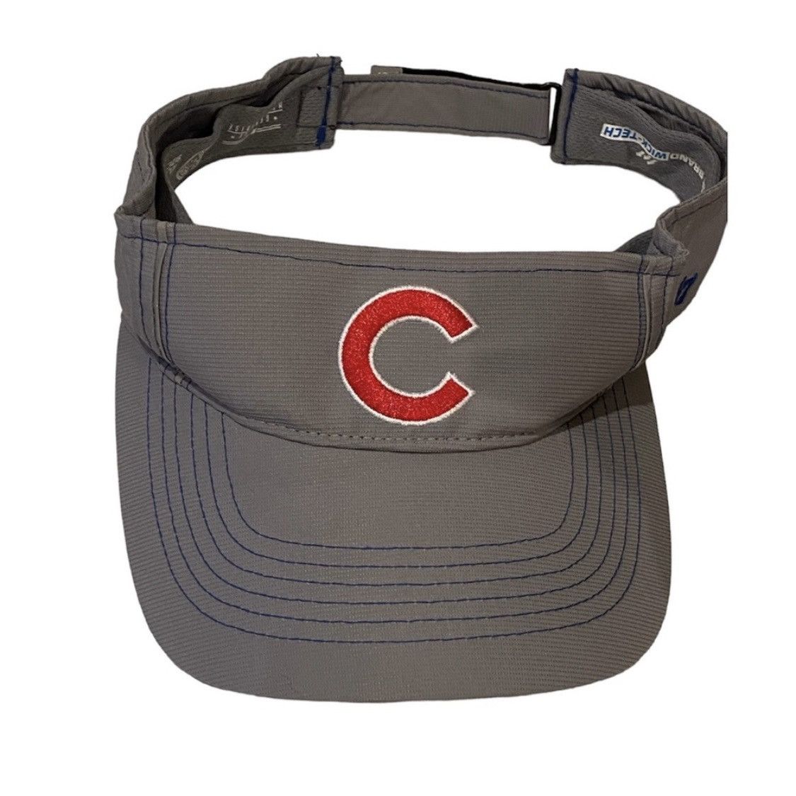 47 Chicago cubs Embroidered Visor Gray Adjustable Size ONE SIZE - 1 Thumbnail