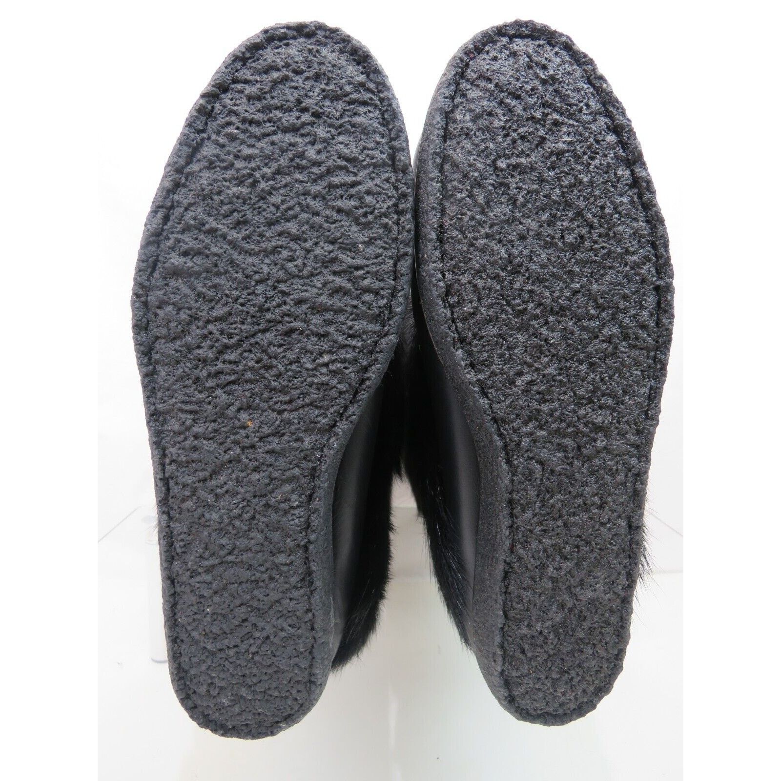 Yves Saint Laurent YSL BLACK FUR LEATHER SHEARLING LINING TALL BOOTS 37 Size US 7 / IT 37 - 6 Thumbnail