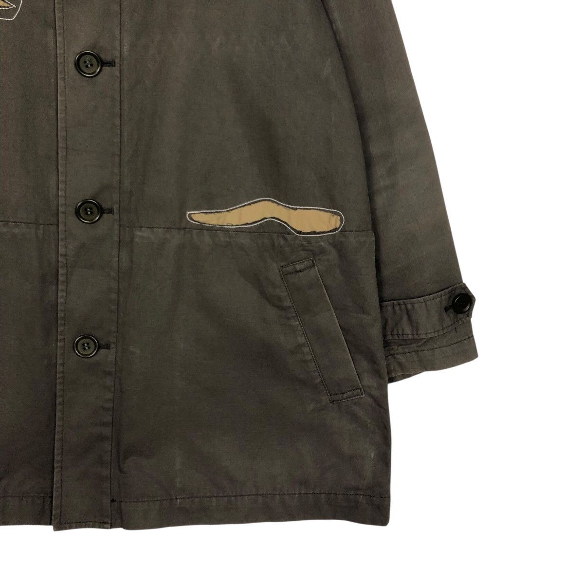 Issey Miyake 📌Vintage Parka Jacket Patch Work Design Plantation Japan Size US M / EU 48-50 / 2 - 6 Thumbnail