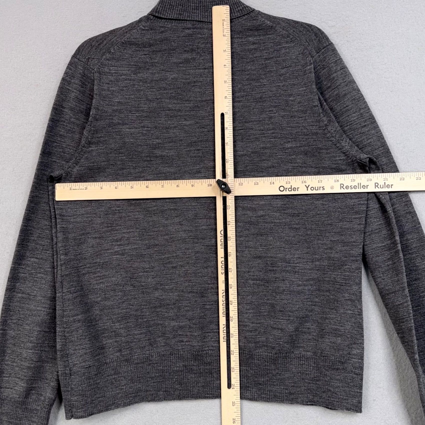 Charter Club Charter Club Sweater Womens XL Gray Wool Turtleneck Lightweight Knit Pullover Size XL / US 12-14 / IT 48-50 - 5 Thumbnail