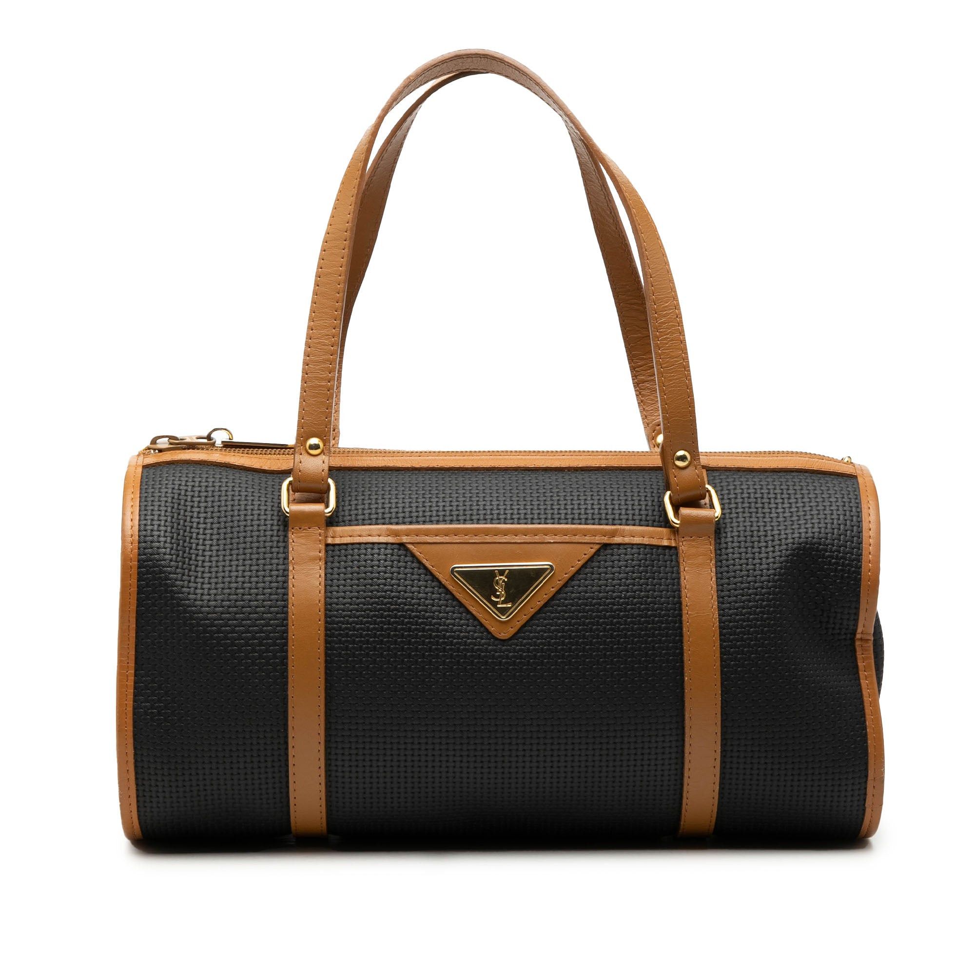 Saint Laurent Paris Weave Canvas Boston Bag Size ONE SIZE - 1 Thumbnail