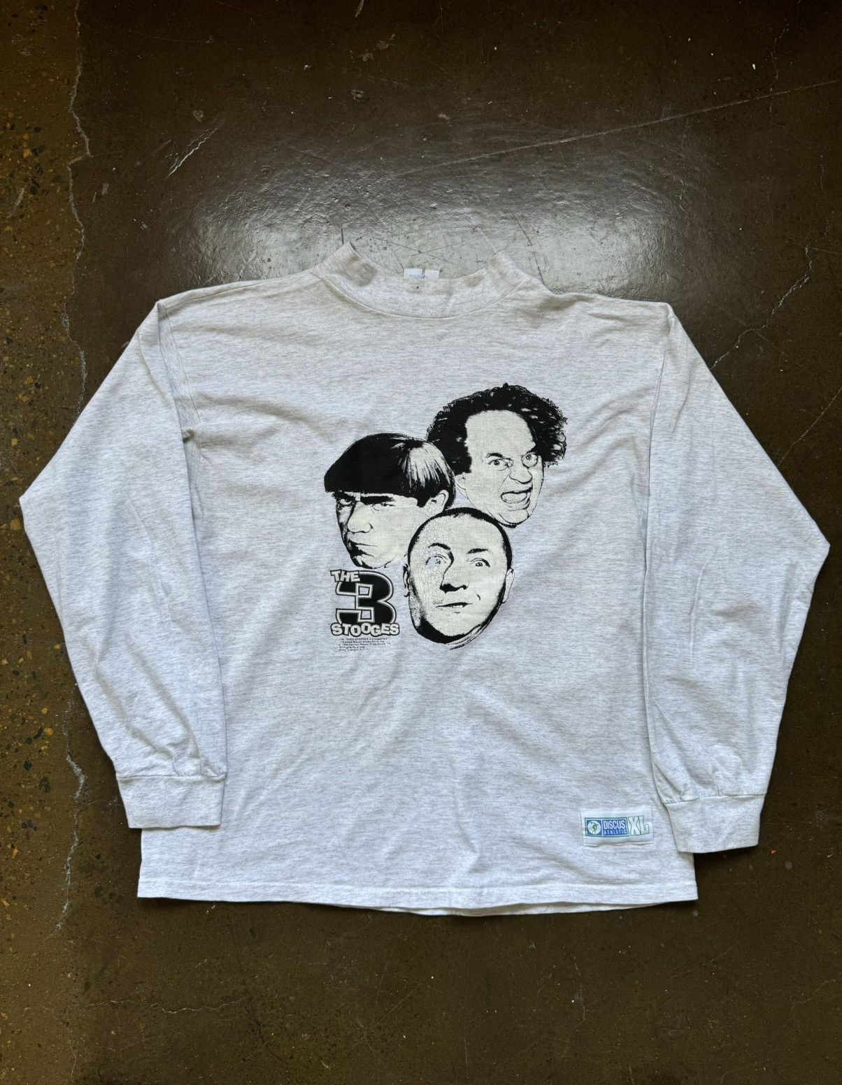 Vintage The Three Stooges vintage long sleeve shirt Size US XL / EU 56 / 4 - 1 Thumbnail