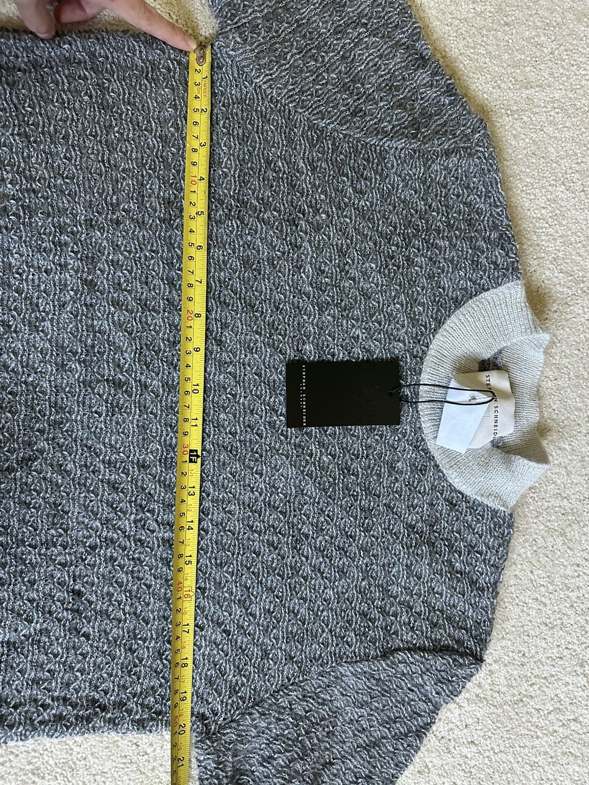 Stephan Schneider Volume Mohair Blend Gray Melange Sweater Size US M / EU 48-50 / 2 - 5 Thumbnail