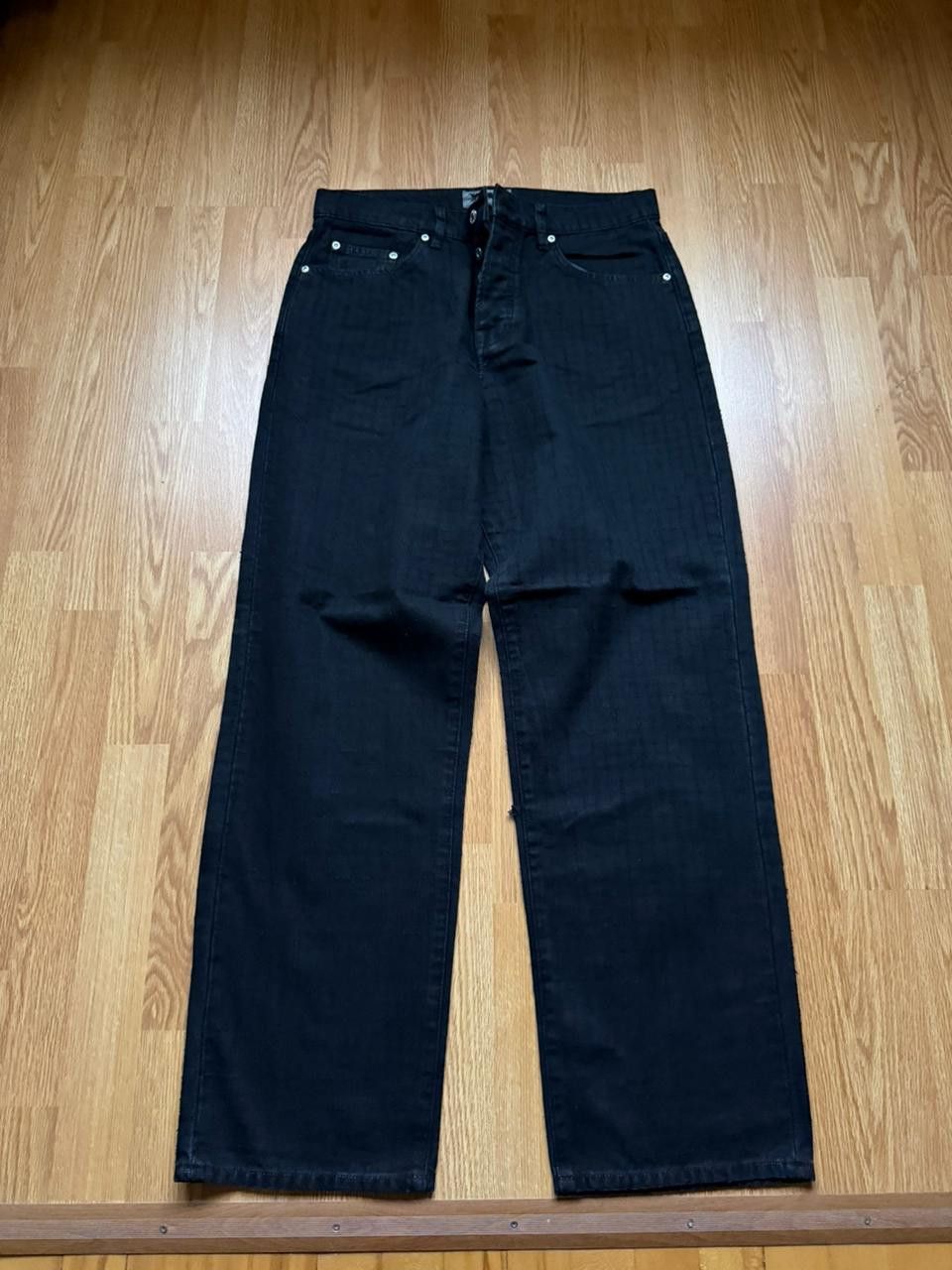 Stussy CC28 Needle Punch Denim Pant in Black Size US 30 / EU 46 - 1 Thumbnail