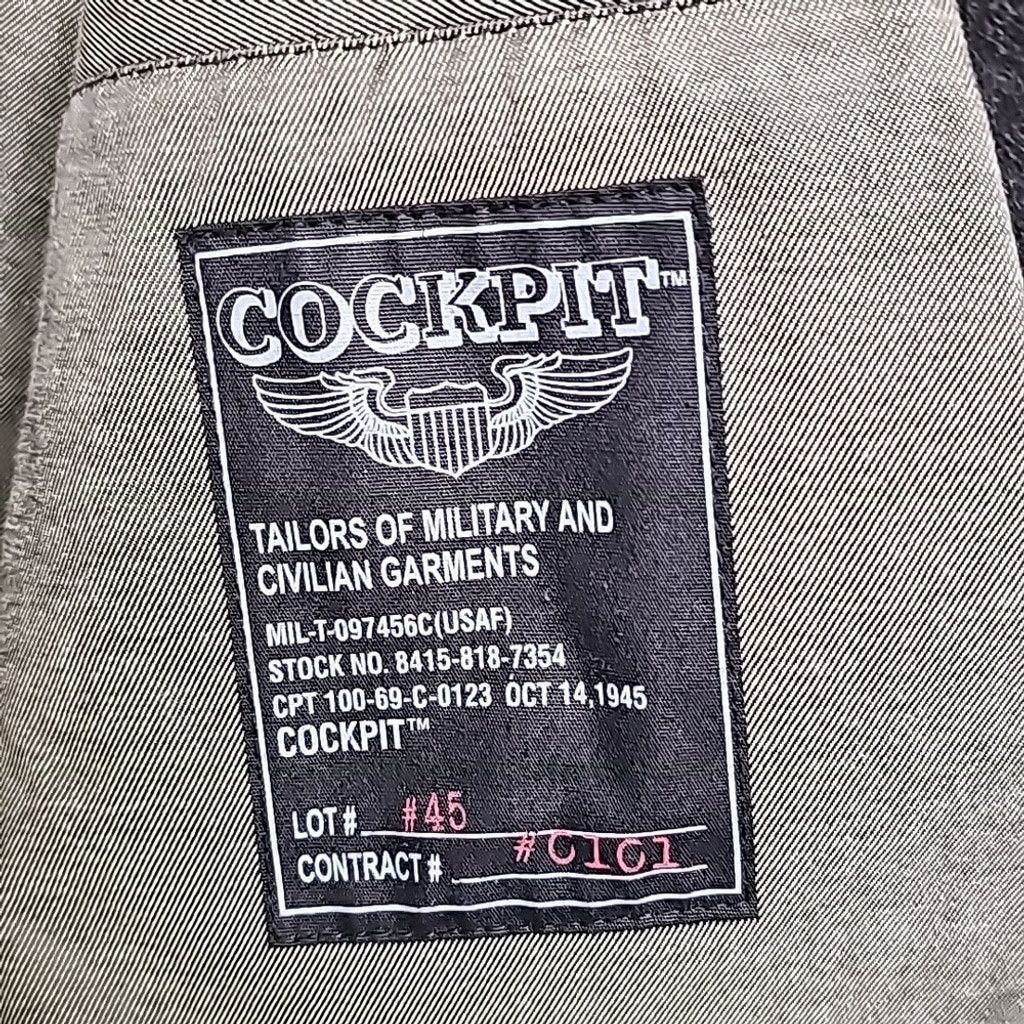 Cockpit USA CockPit USA gray WOOL button up winter coat jacket sz Large Size US L / EU 52-54 / 3 - 7 Thumbnail
