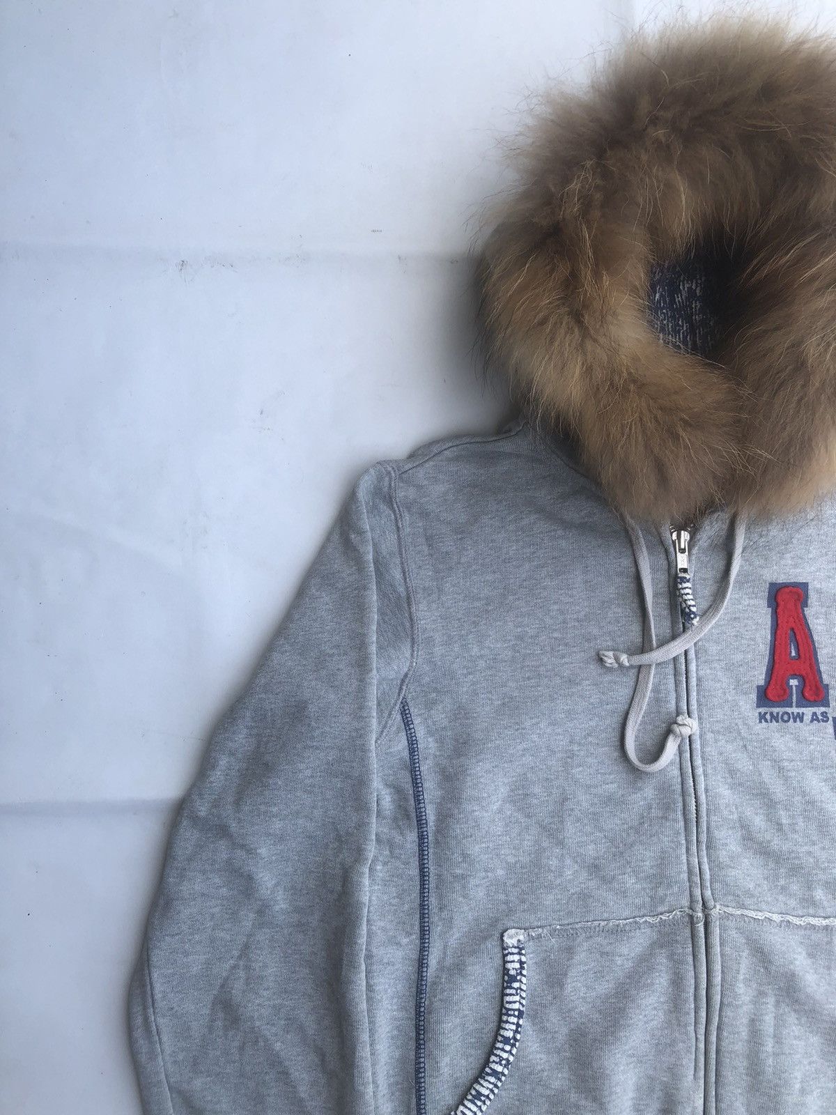 If Six Was Nine Zipp Fur Hoodie Poem Patchwork Rock Punk Style Size US M / EU 48-50 / 2 - 5 Thumbnail