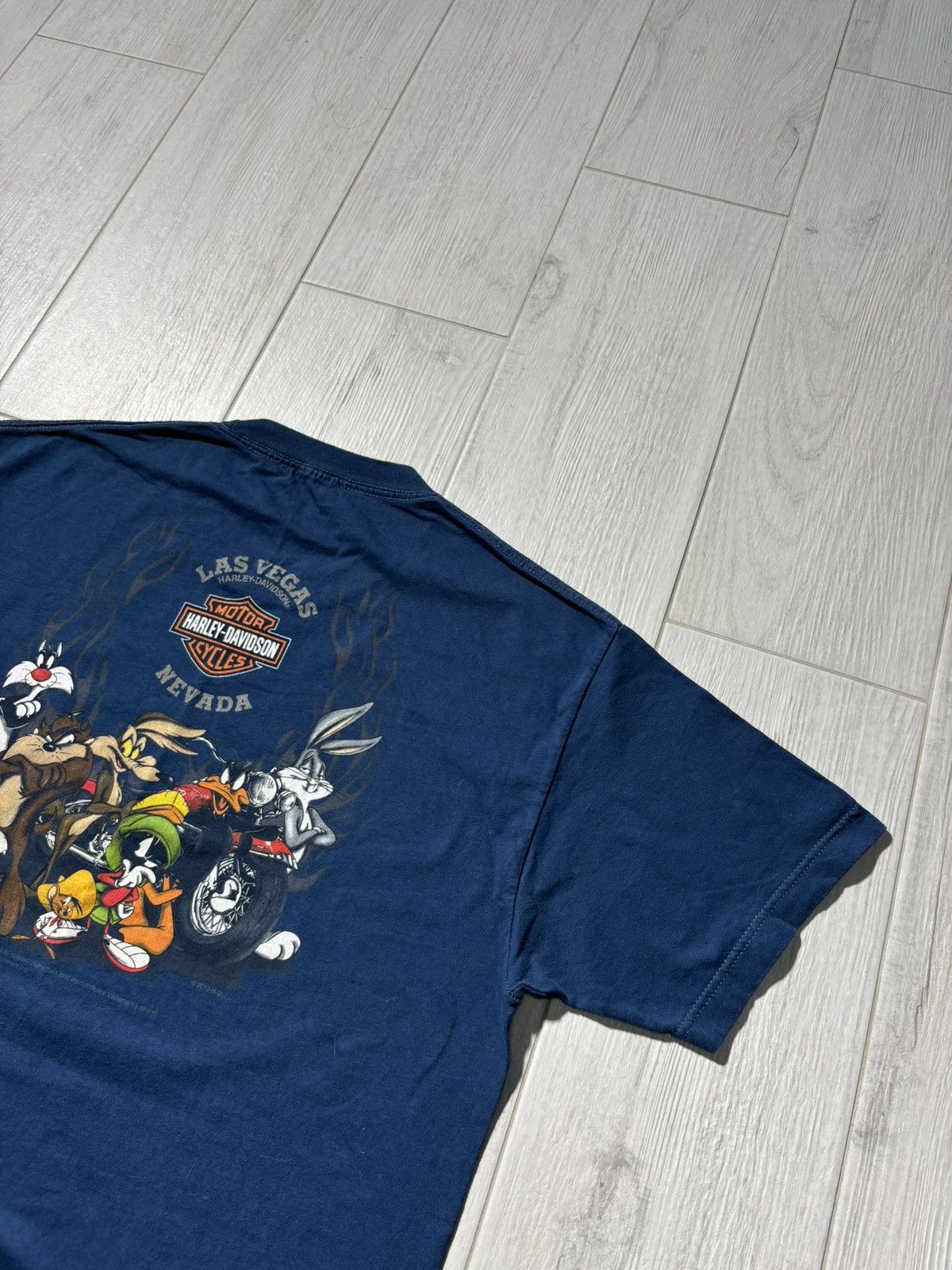 Harley Davidson Vintage Harley Davidson Looney Tunes Tshirt Motorcycle Size US L / EU 52-54 / 3 - 9 Thumbnail