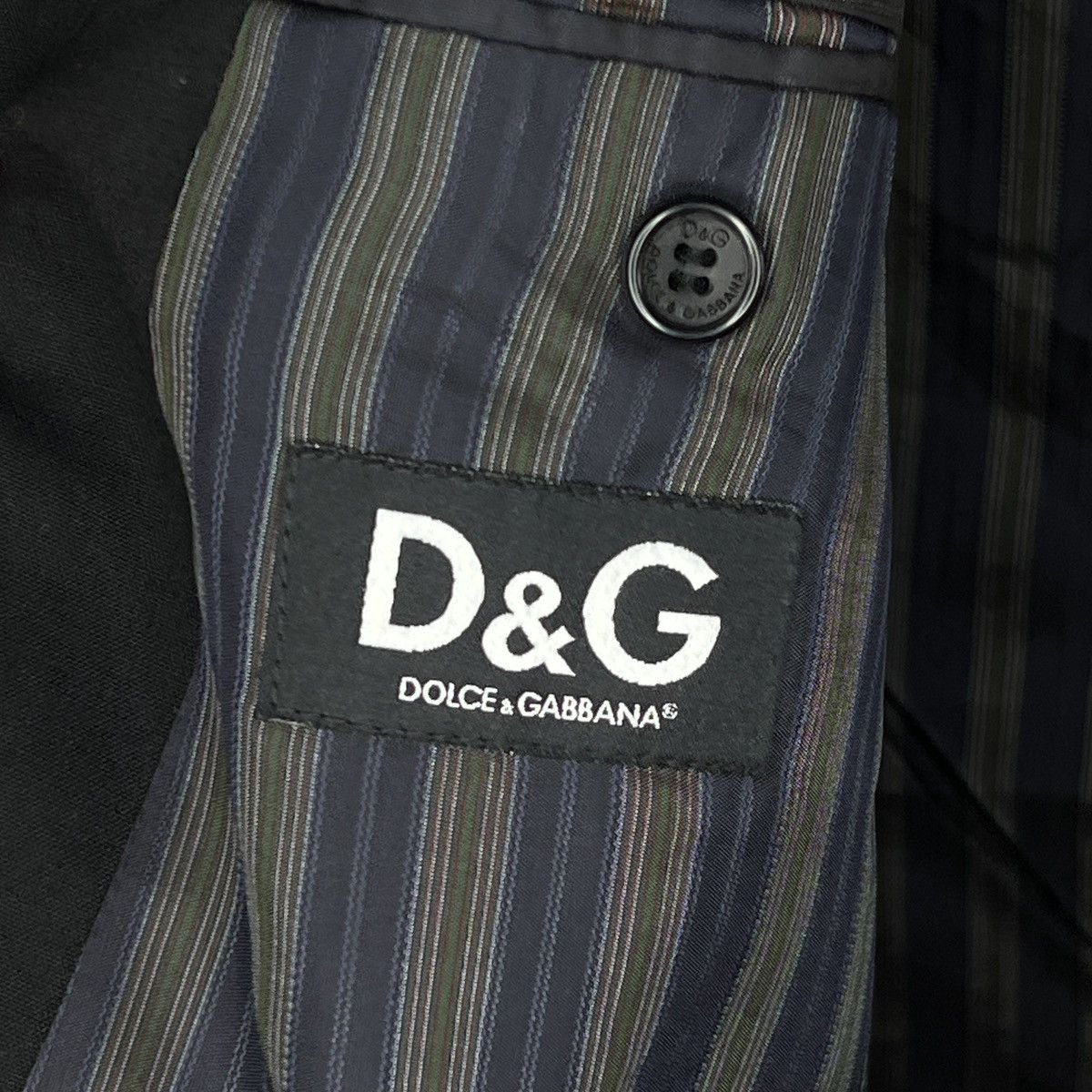 Dolce & Gabbana DOLCE & GABBANA black wool blazer jacket 40 US / 54 EU Size 40R - 11 Thumbnail