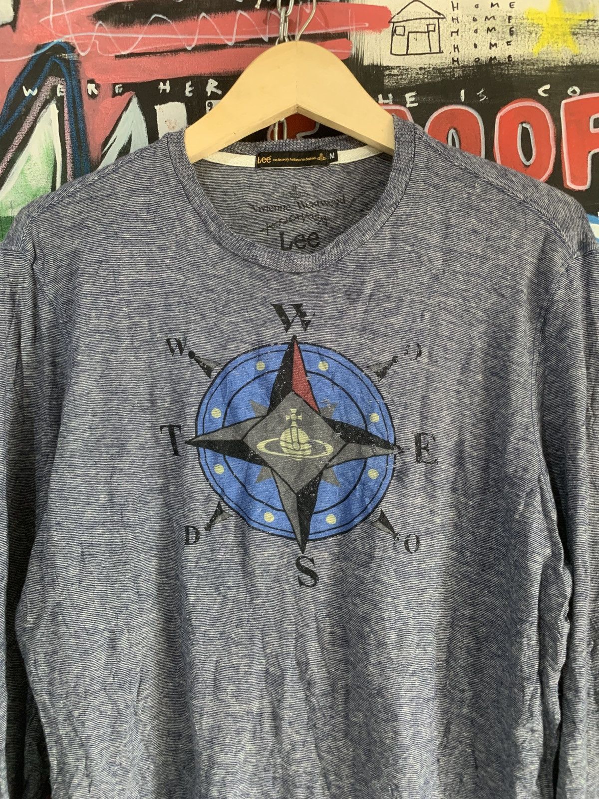 Lee × Vivienne Westwood Vivienne Westwood x Lee Logo Longsleeve Tee Shirt Size US M / EU 48-50 / 2 - 7 Thumbnail