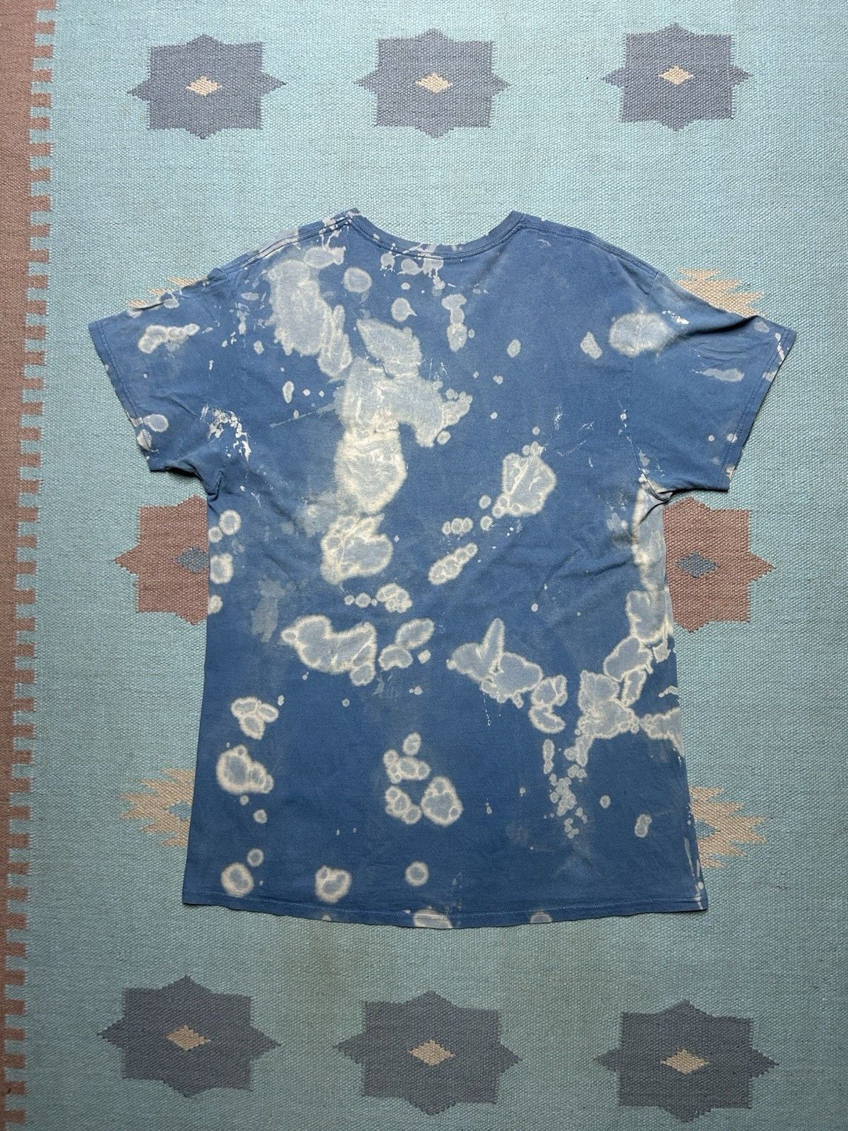 Fruit Of The Loom Fruit loom pocket tshirt bleach tie dye cotton distressed XL Size US XL / EU 56 / 4 - 7 Thumbnail