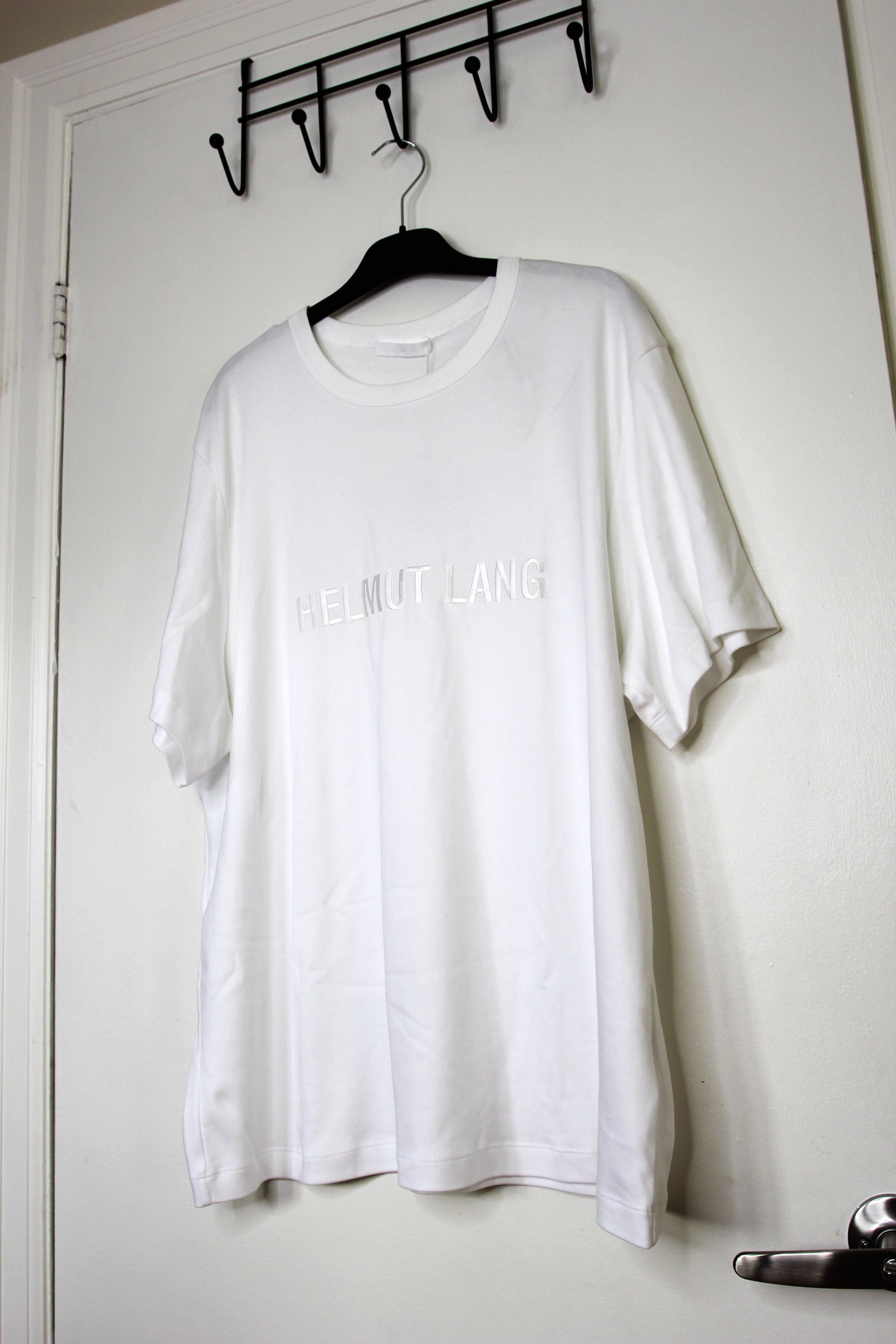Helmut Lang BNWT SS25 HELMUT LANG LOGO OV TEE TSHIRT XL Size US XL / EU 56 / 4 - 5 Thumbnail