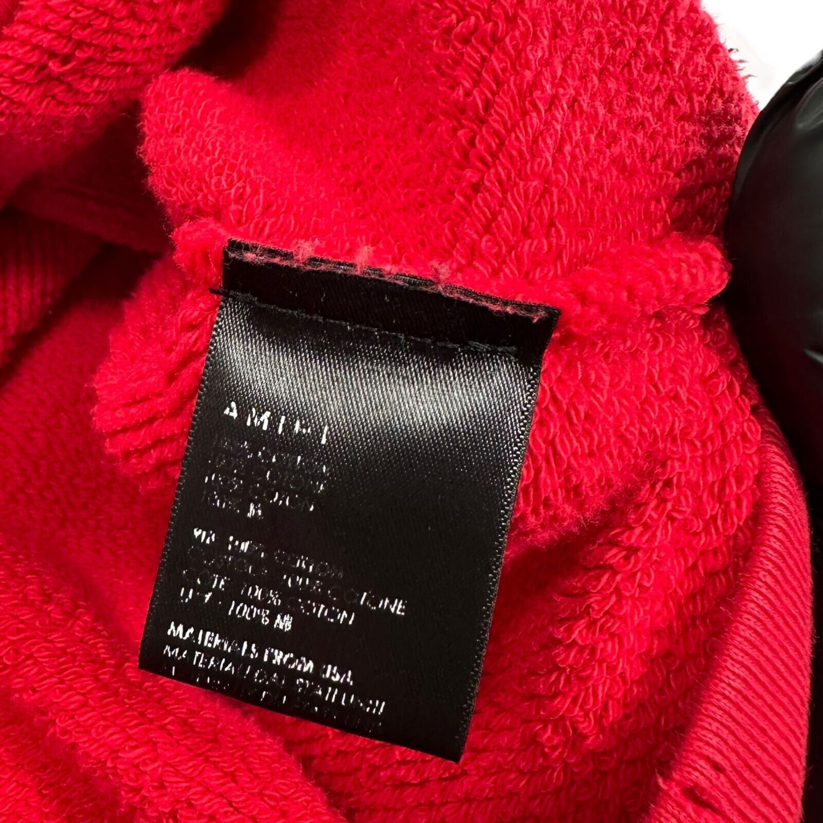 Amiri Amiri Size L Sweatshirt Red Oversized Distressed Chaos Logo Size US L / EU 52-54 / 3 - 4 Thumbnail
