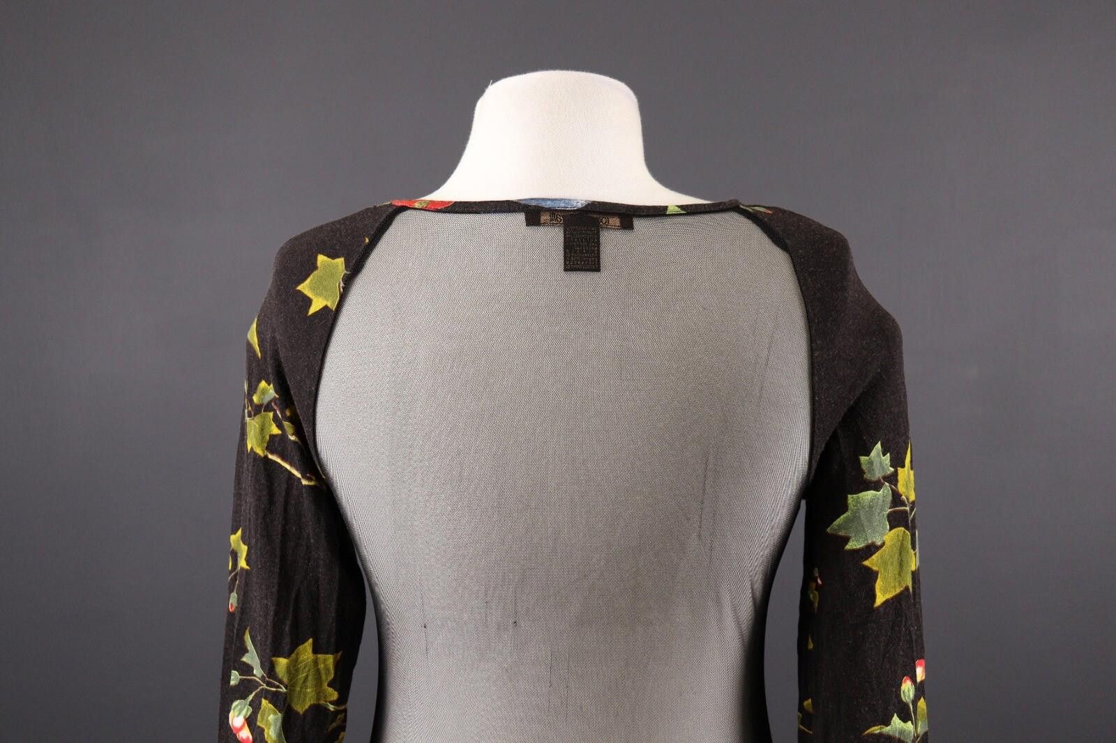 Roberto Cavalli Roberto Cavalli Multicolor Floral Mesh Blouse Shirt Size L Size L / US 10 / IT 46 - 6 Thumbnail