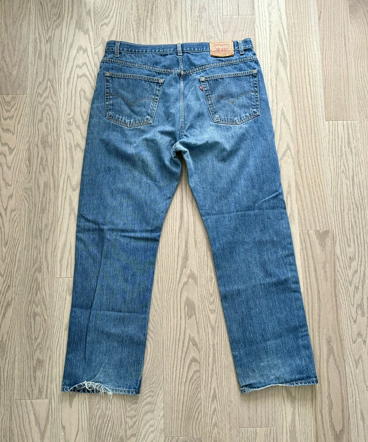 Levi's Levi's 505 Vintage 90s Regular Fit Straight Leg Jeans Size US 42 / EU 58 - 6 Thumbnail