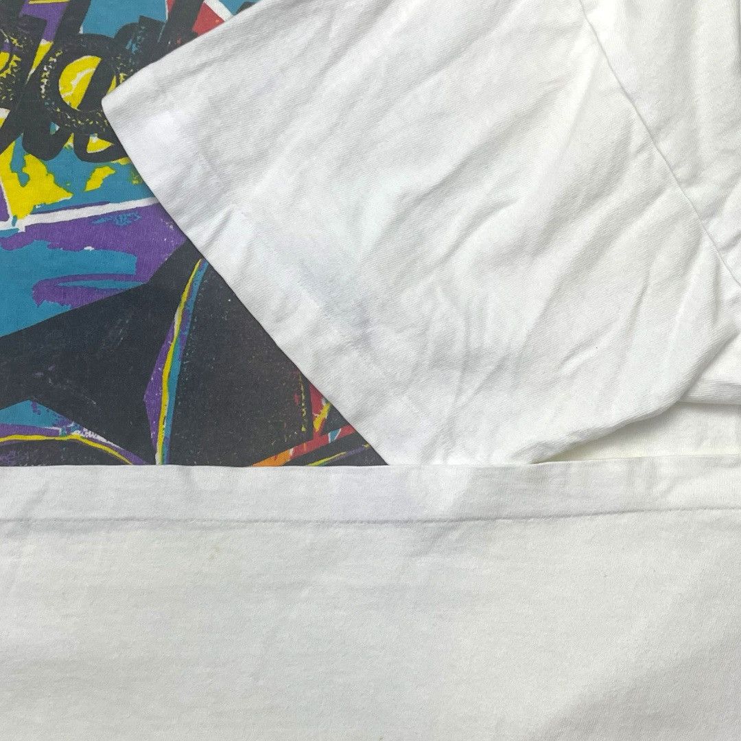 Adidas Vintage 90s Adidas Trefoil T-Shirt White | Made in Japan Size US L / EU 52-54 / 3 - 6 Thumbnail