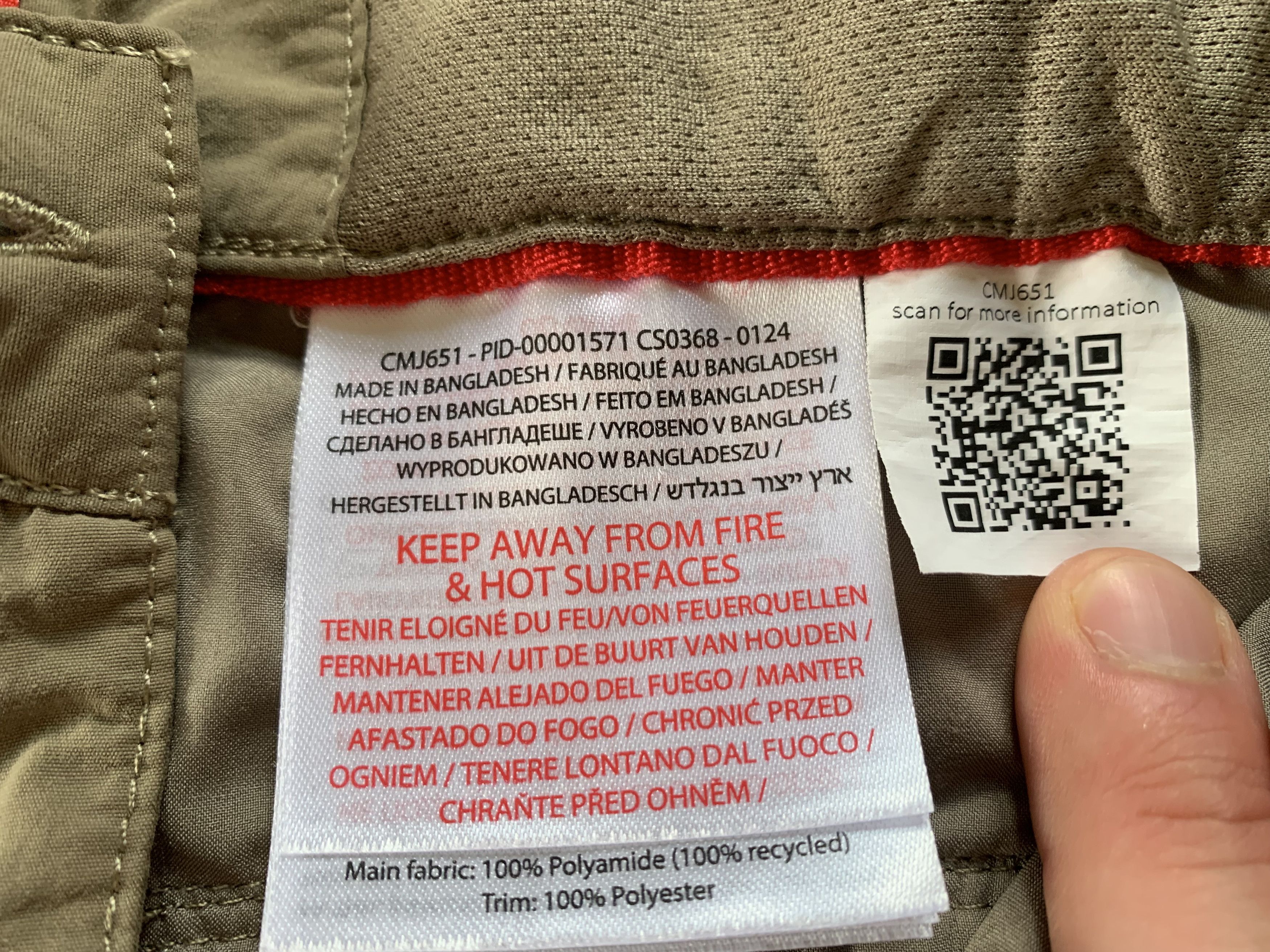 Other Craghoppers Mens NosiLife Treking Cargo Shorts Size US 36 / EU 52 - 10 Thumbnail