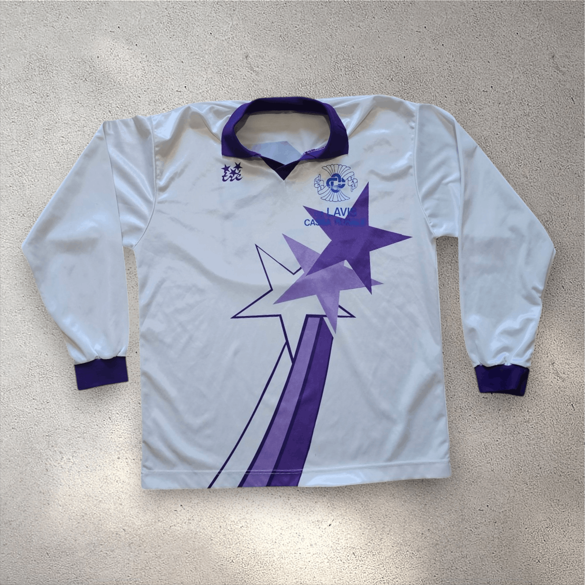 Vintage U.S. Lavis 90's Tre Stelle Long Sleeve Kit Size US XL / EU 56 / 4 - 1 Thumbnail