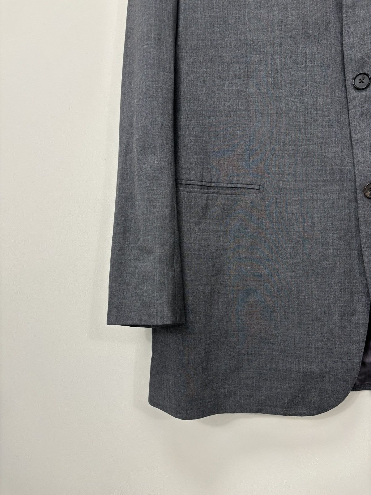 Isaia Isaia 3-Buttons Men’s Formal Super 120’s Wool Blazer Jacket Size 46L - 6 Thumbnail