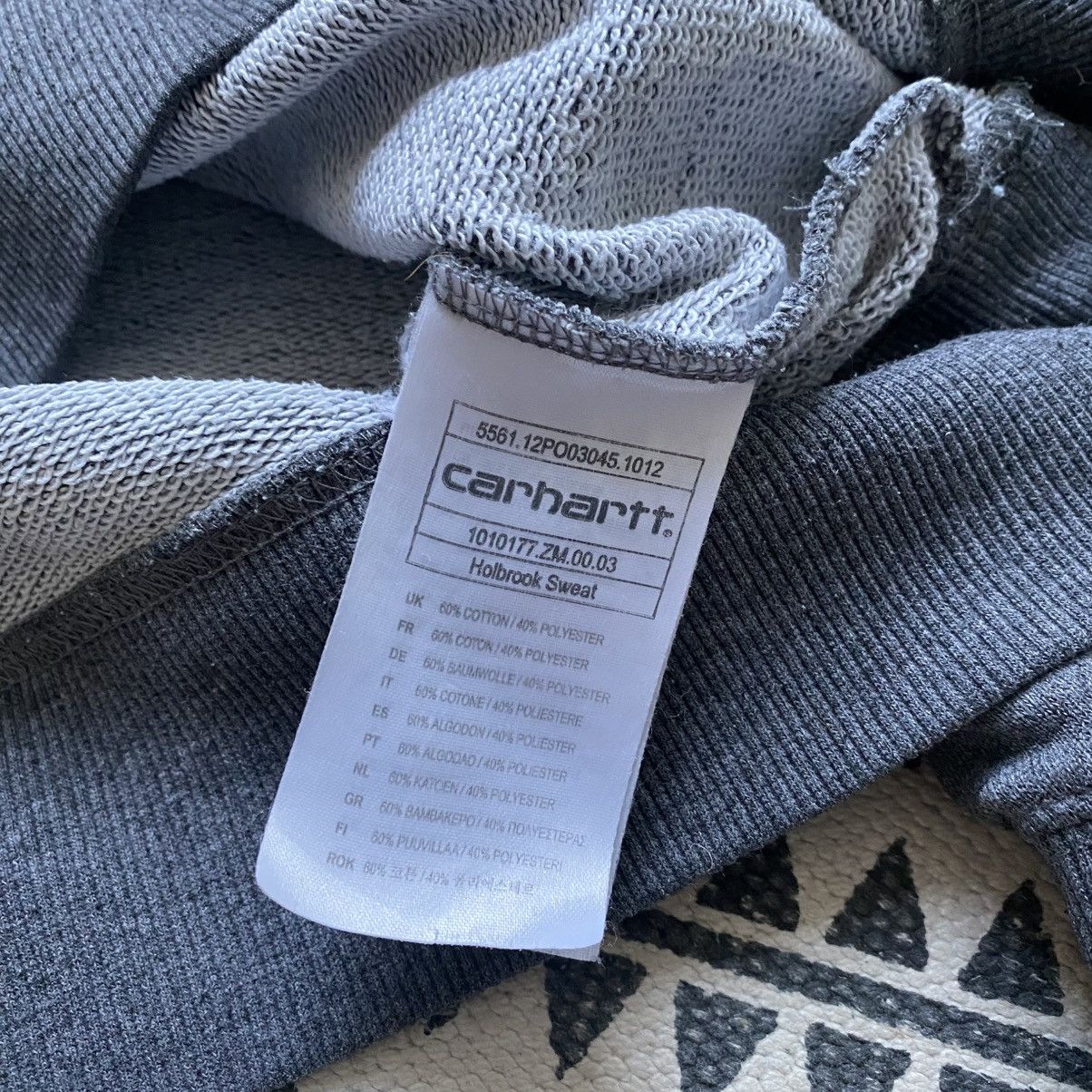 Carhartt 🩶 Vintage 00s Carhartt sweatshirt light Mini logo Size US L / EU 52-54 / 3 - 8 Thumbnail