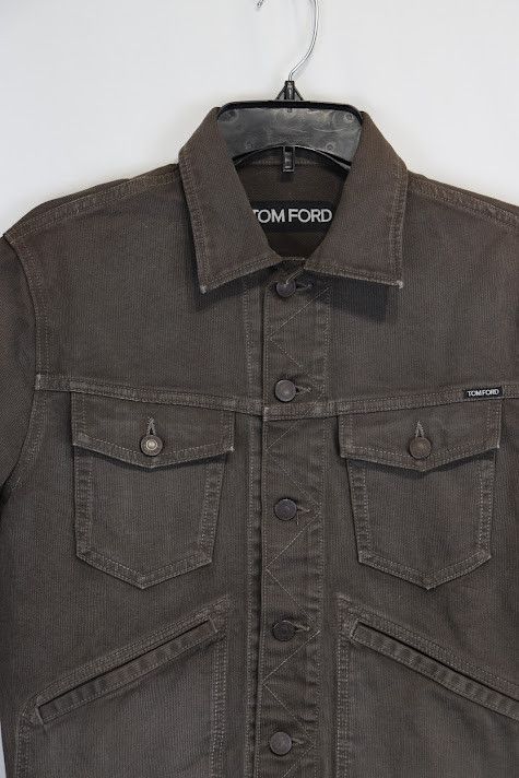 Tom Ford Denim Jacket in Brown Size US M / EU 48-50 / 2 - 4 Thumbnail