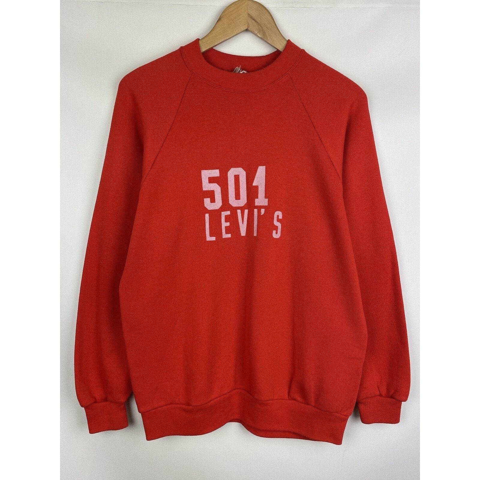 Levi's VTG 80s Levi’s 501 big logo sweatshirt pullover size L Size US L / EU 52-54 / 3 - 1 Thumbnail
