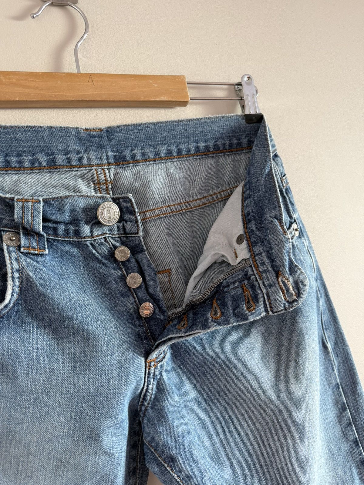 Iceberg Iceberg Ice B Jeans Script Logo Y2K Denim Size US 30 / EU 46 - 7 Thumbnail