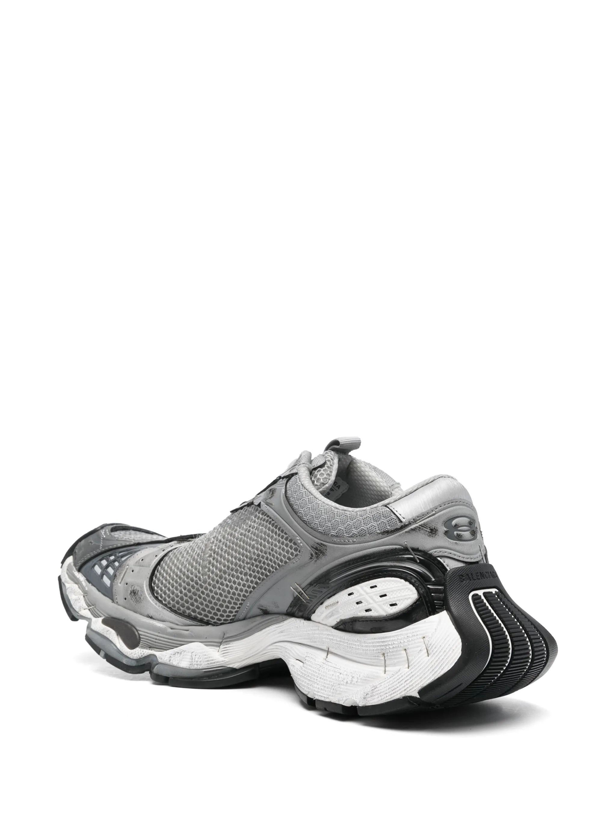 Balenciaga o1tko10426 Stapler Sneakers in Silver Size US 7 / EU 40 - 2 Thumbnail