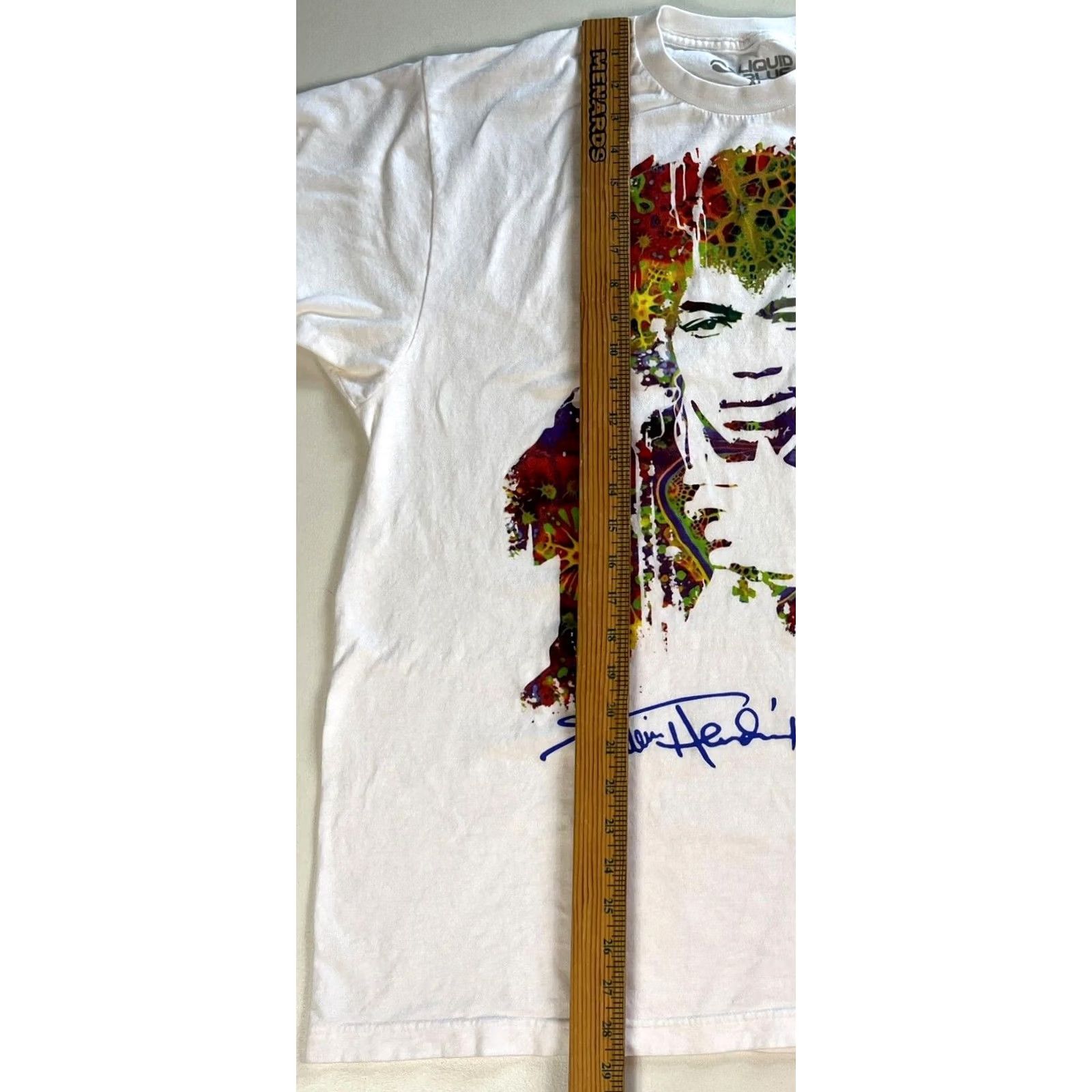 Liquid Blue Liquid Blue Jimi Hendrix T-Shirt Men’s XL White Music Shirt Vintage 2016? Size US XL / EU 56 / 4 - 7 Thumbnail
