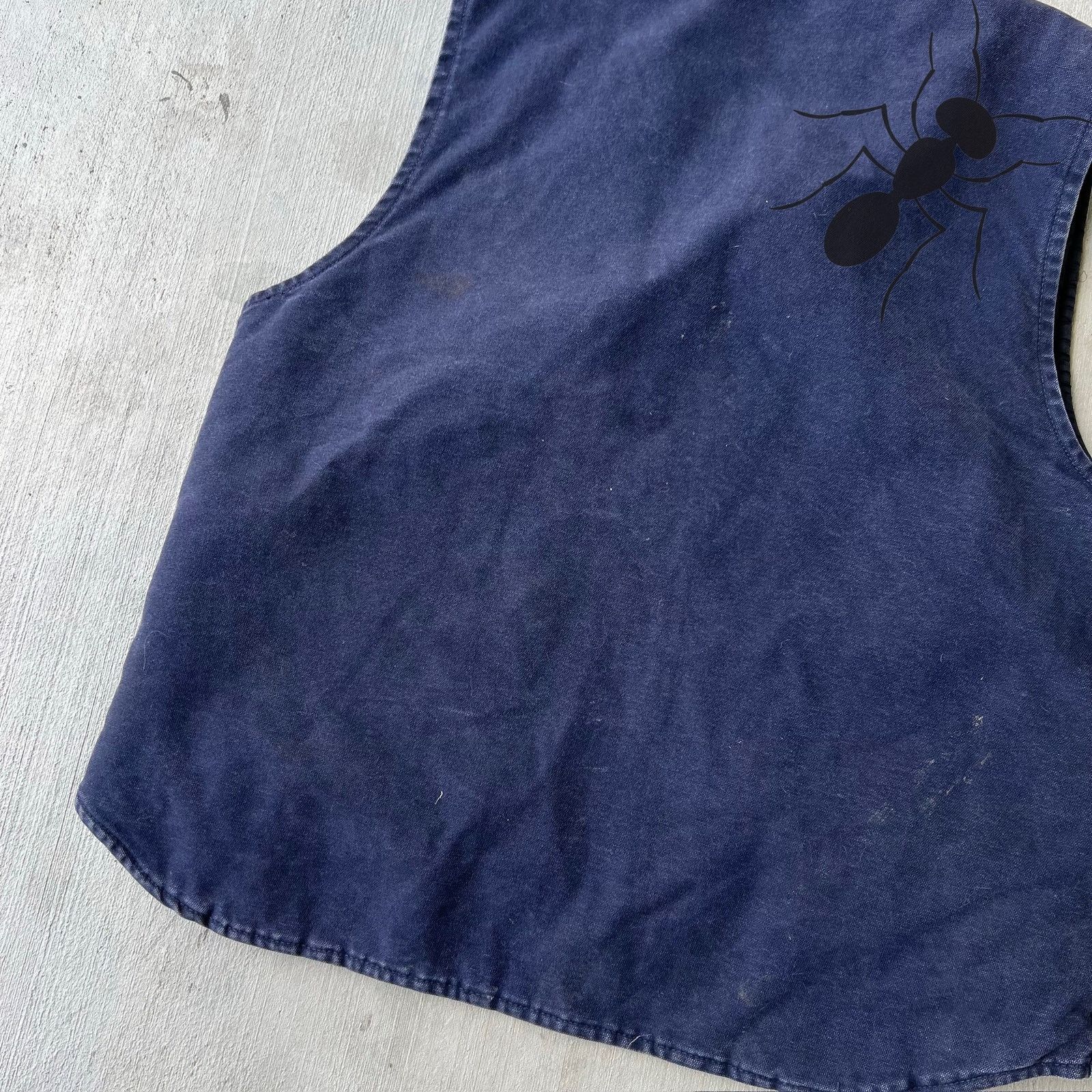 Carhartt × Vintage Carhartt V02 MDT blue quilted work wear vest Size US L / EU 52-54 / 3 - 7 Thumbnail