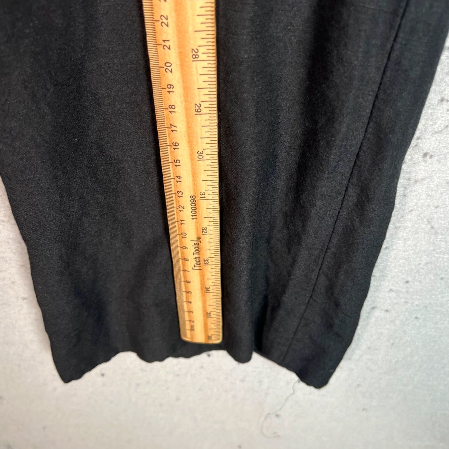 Banana Republic VINTAGE Banana Republic Womens Pants Black Linen Blend Straight Leg 2 Adult Womens 2 Chino Size 26" / US 2 / IT 38 - 6 Thumbnail