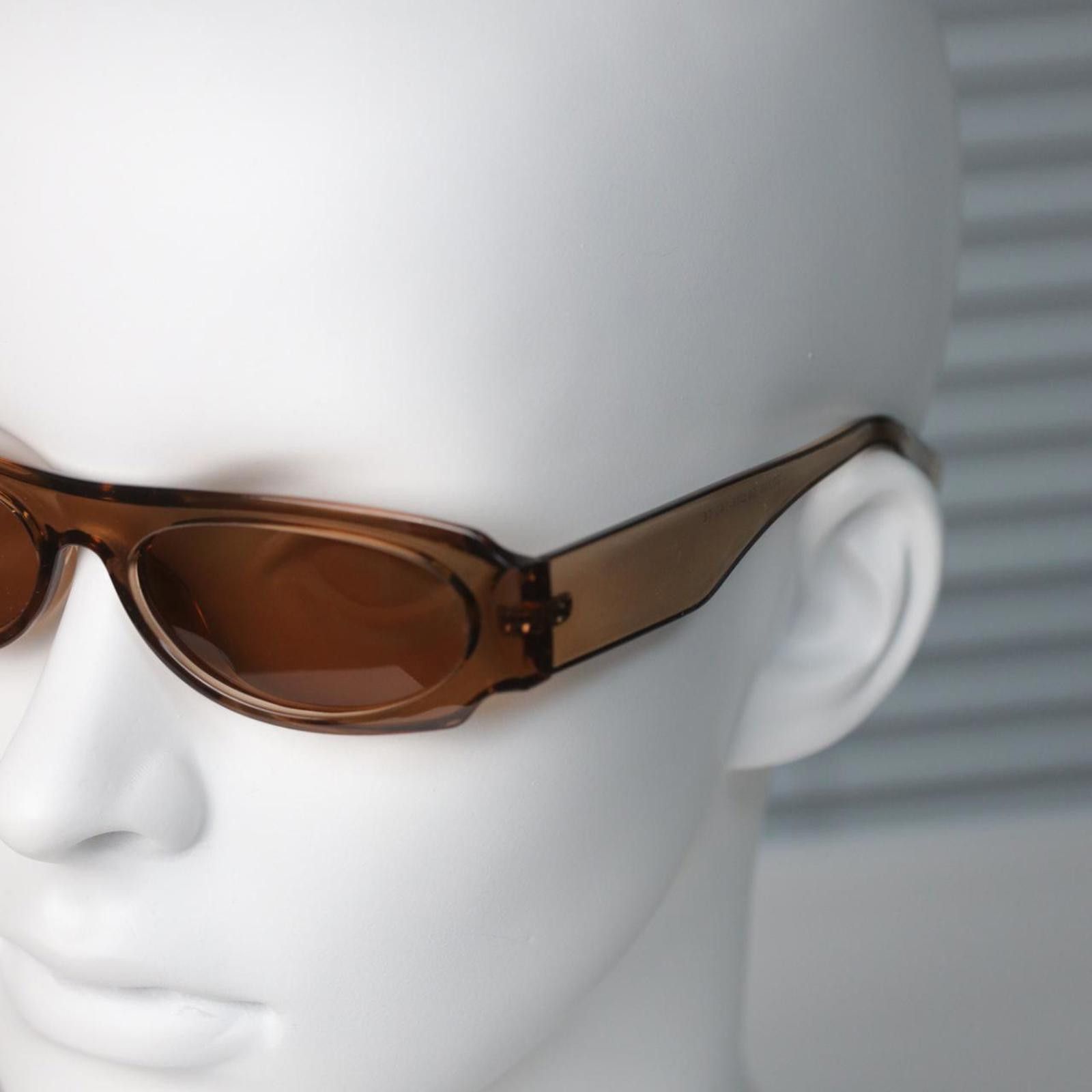 Japanese Brand Rare Vtg Y2k Avant Garde Round Sunglasses Jelly Pink Unisex Size ONE SIZE - 3 Thumbnail