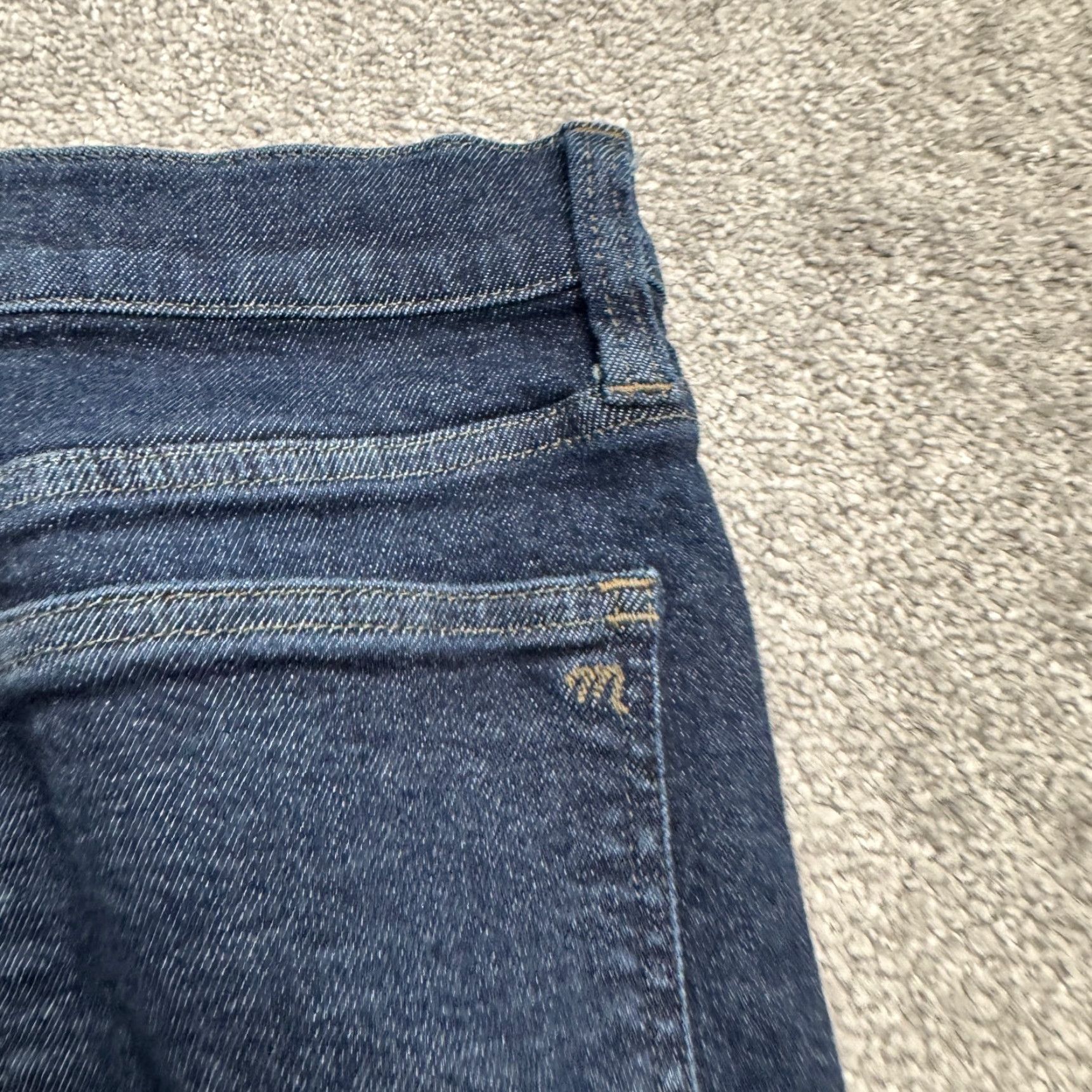 Madewell Madewell Denim Jeans Women 28 Blue Dark Wash Straight 28x28 Vintage No Size 28" / US 6 / IT 42 - 5 Thumbnail