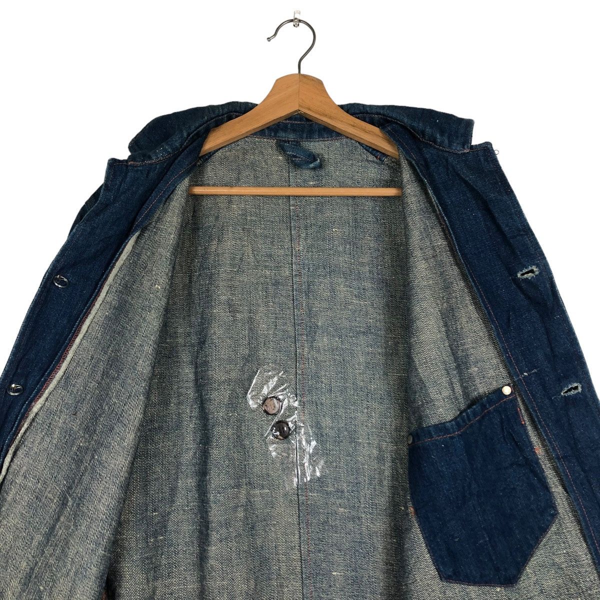 Levi's 🔥VINTAGE WORKER DENIM JACKET LEVI’S SINGLE POCKET Size US M / EU 48-50 / 2 - 16 Thumbnail