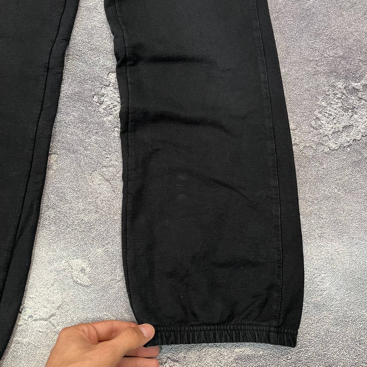 Nike Vintage Nike Black Drill Baggy Sweatpants Pants Sz M Size US 33 - 2 Thumbnail