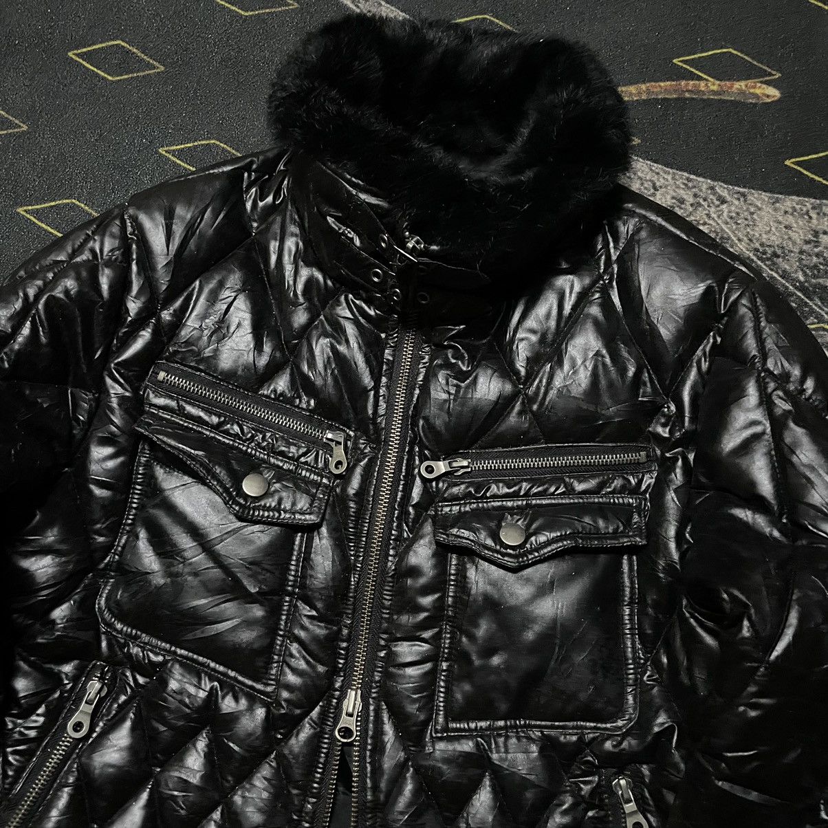 If Six Was Nine × JACKROSE × Share Spirit Homme ☠️DOPE☠️☠️- JACKROSE QUILTED PUFF BIKERS JACKET DETACHED FURR Size US M / EU 48-50 / 2 - 3 Thumbnail