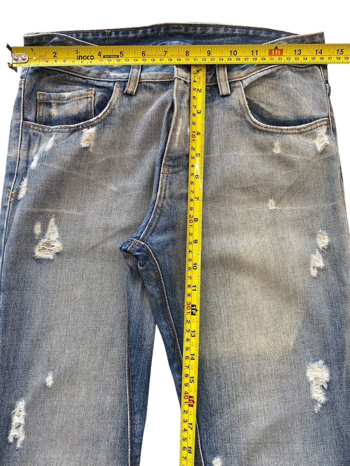 Ksubi Ksubi Faded Wash Distressed Style Hairy Leg Size US 28 / EU 44 - 6 Thumbnail