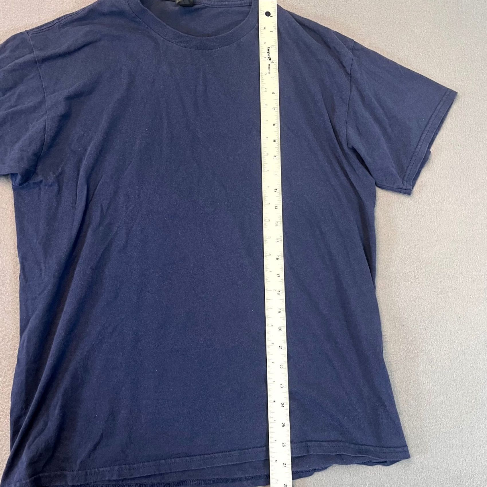 Gildan Gildan Mens Large Premium Short Sleeve Heavy Cotton Midnight Navy Casual T-Shirt Size US L / EU 52-54 / 3 - 6 Thumbnail