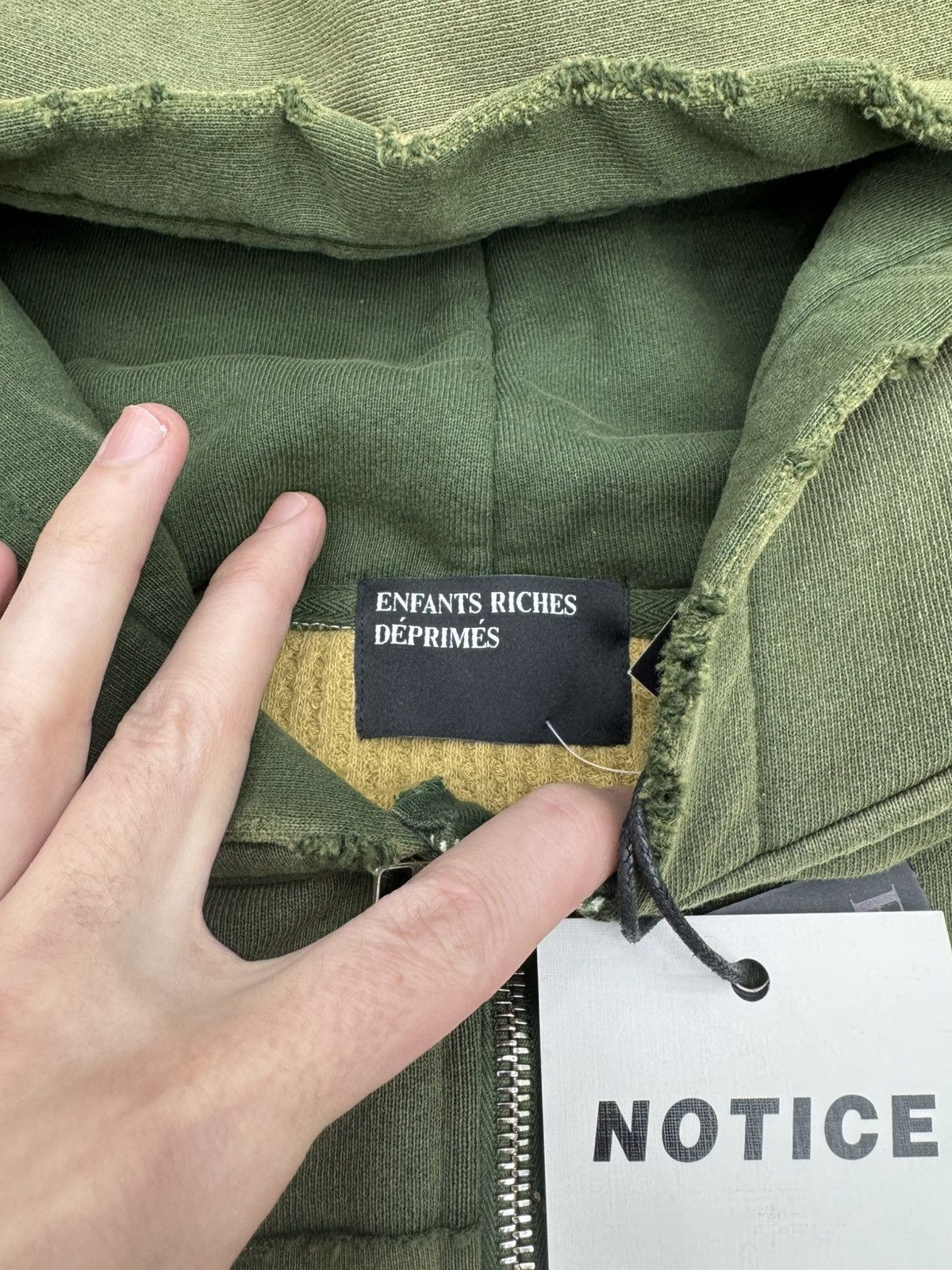 Enfants Riches Deprimes Enfants Riches Déprimés 2 Wars Within One Zip Hoodie Green Size US M / EU 48-50 / 2 - 4 Thumbnail