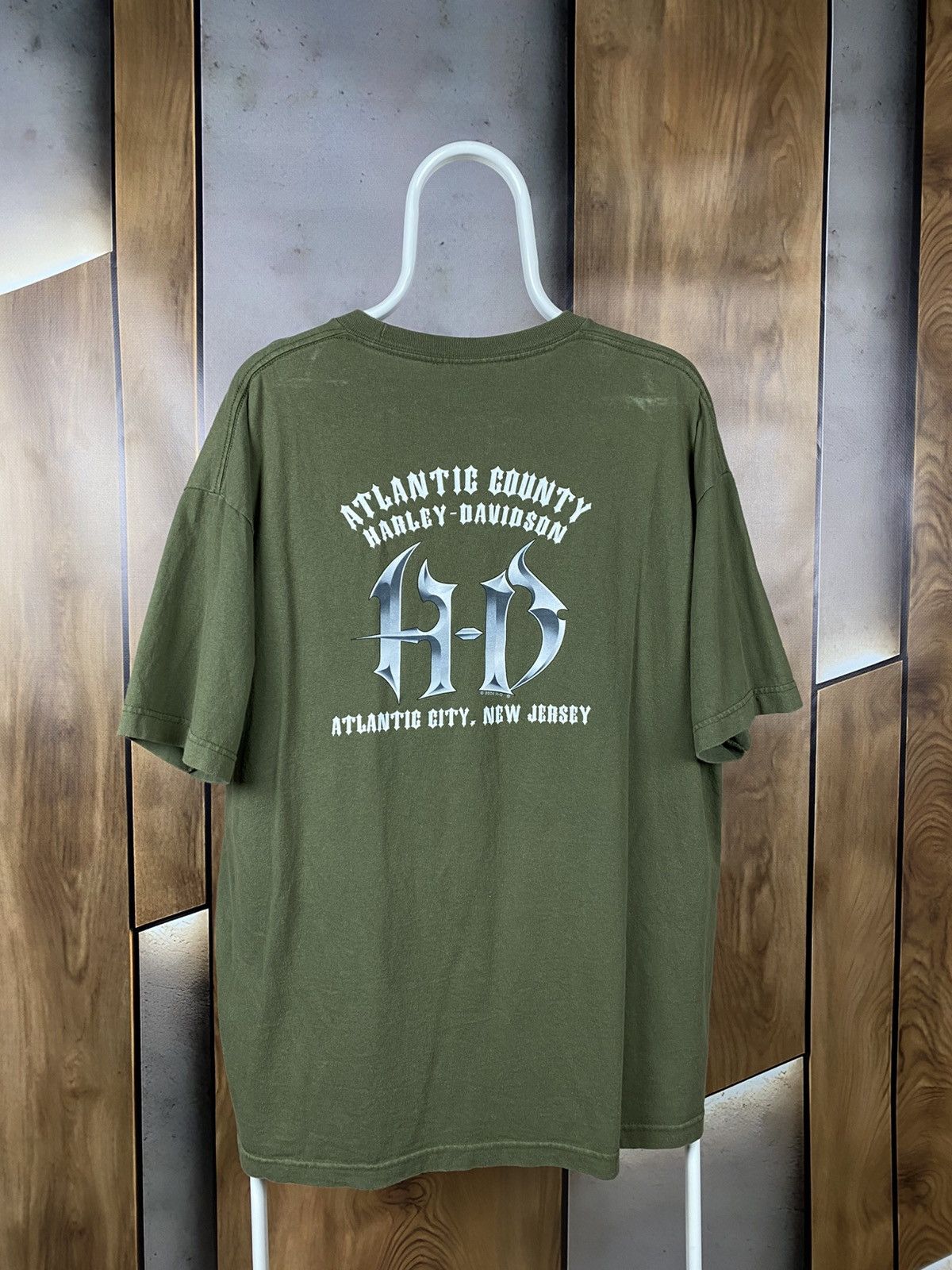 Harley Davidson 🇺🇸Vintage 2004 T-Shirt Harley Davidson Atlantic Country Tee🇺🇸 Size US XL / EU 56 / 4 - 2 Thumbnail