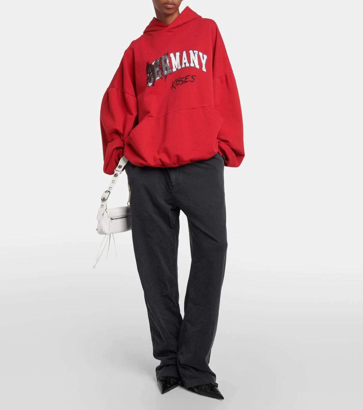 Balenciaga o1y0625 Sweatpant in Lead Size 26" / US 2 / IT 38 - 6 Thumbnail