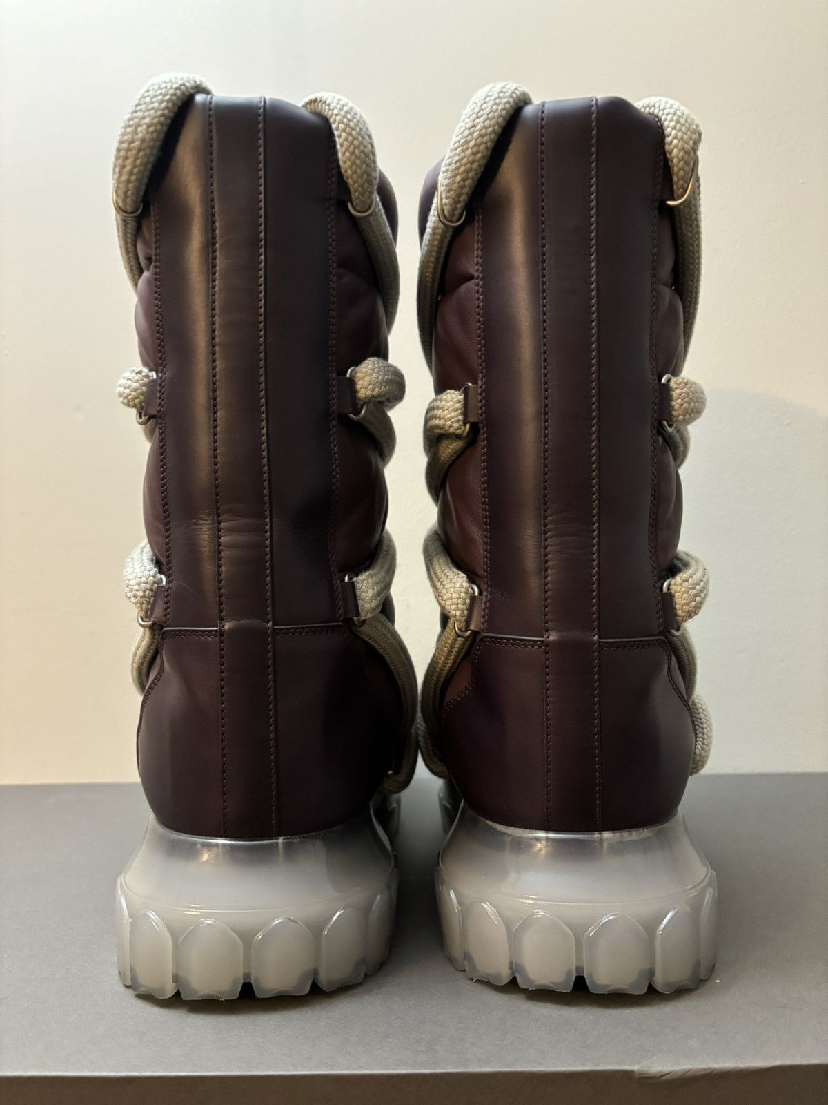 Rick Owens Rick Owens Lunar Tractor Padded Leather Boots Size US 8.5 / EU 41-42 - 5 Thumbnail