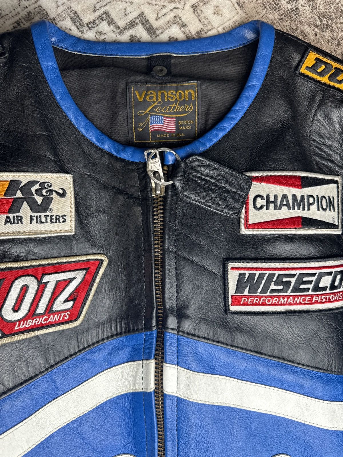 Vanson Leathers Rare Vanson Genesis leather Jacket 50 US Size US XXL / EU 58 / 5 - 6 Thumbnail