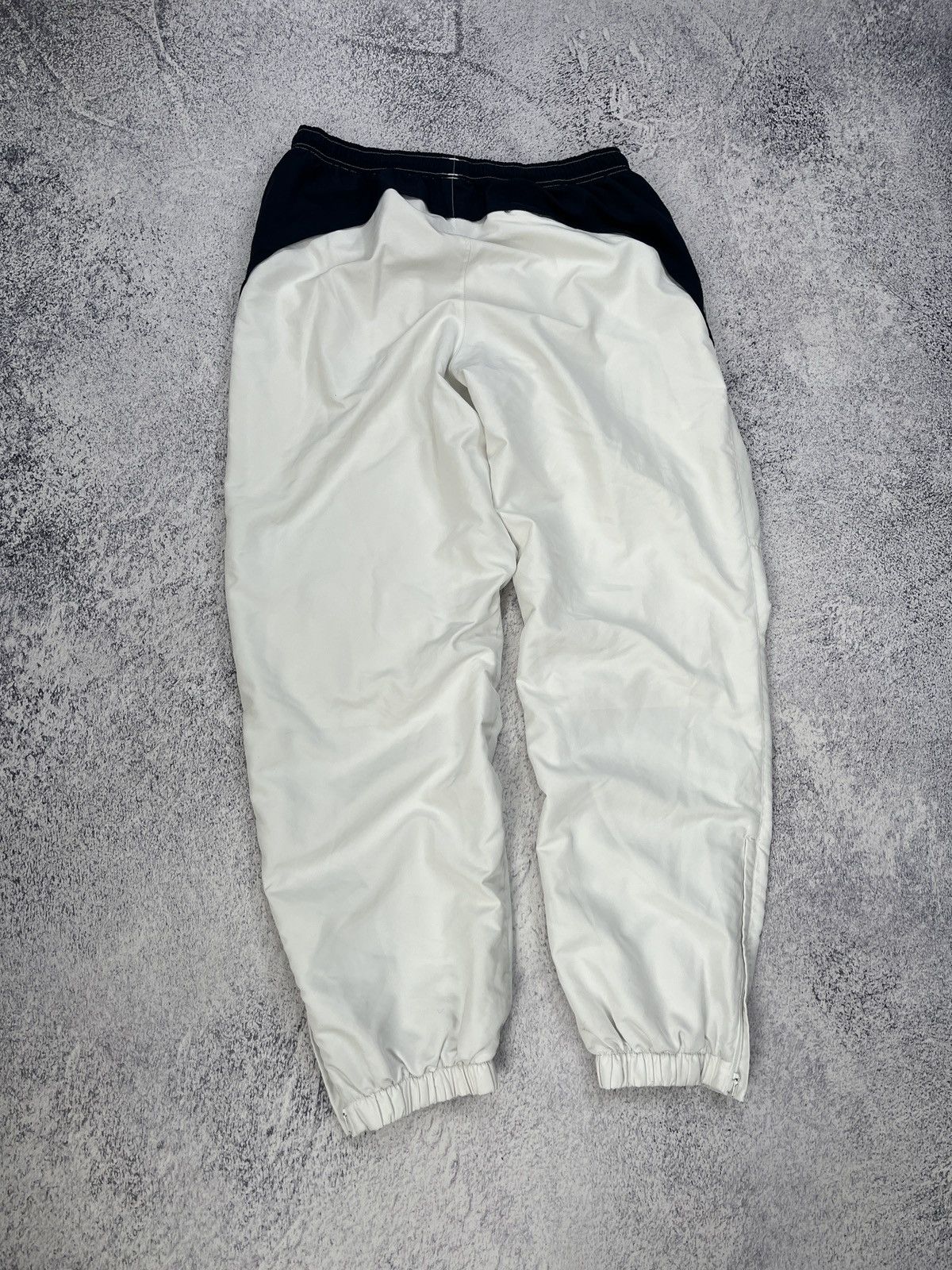 Lacoste × Vintage Vintage Lacoste White Nylon Track Pants Y2K Drill Style Rare Size US 38 / EU 54 - 21 Thumbnail