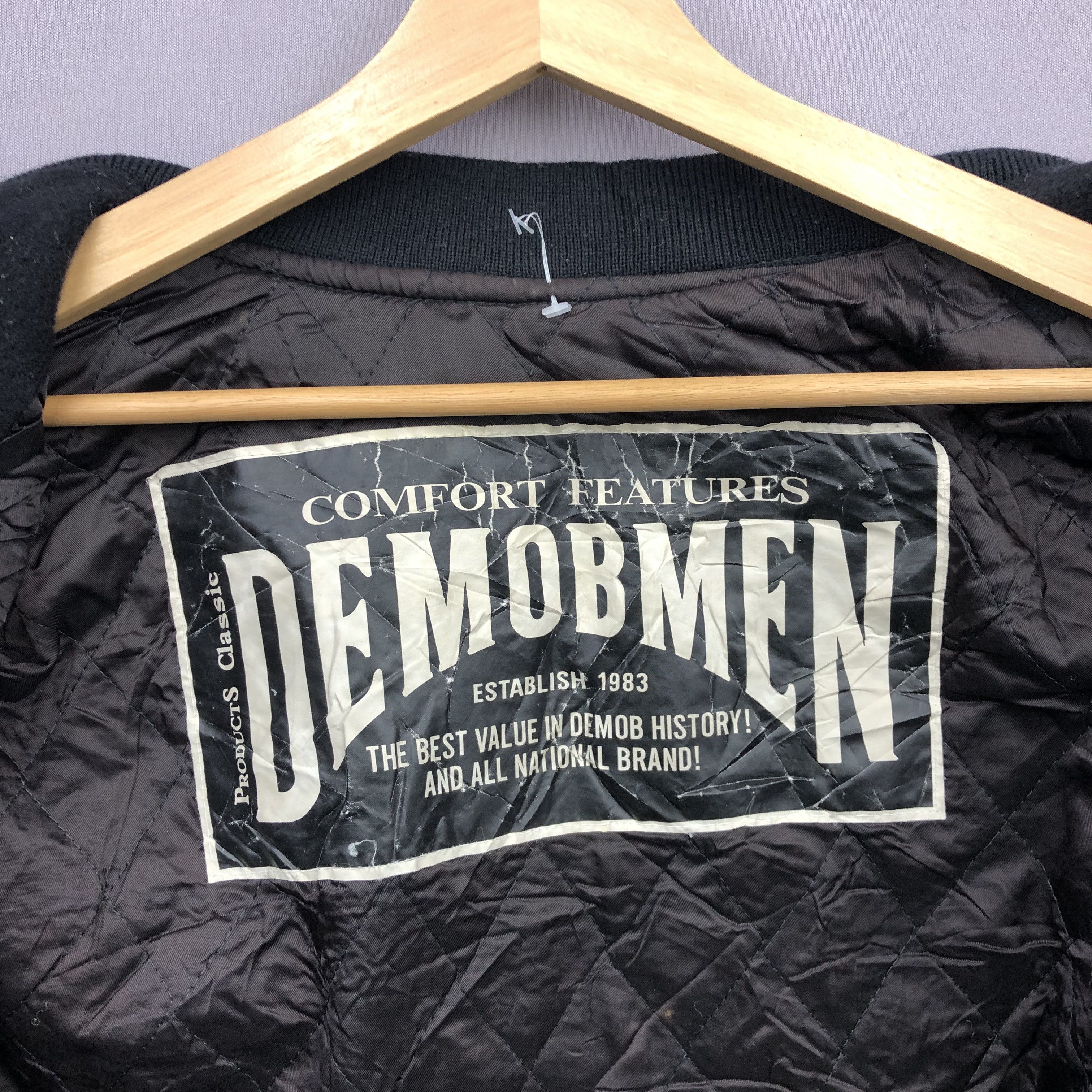 Vintage Vintage Demobmen Letterman Varsity Wool Bomber Jacket Size US L / EU 52-54 / 3 - 8 Thumbnail