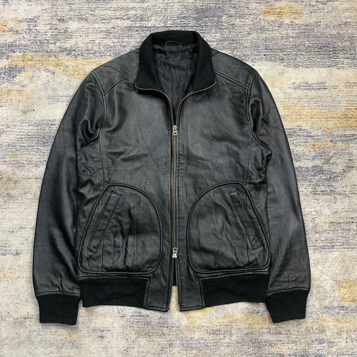 Hysteric Glamour Green label relaxing bomber leather jacket Size US M / EU 48-50 / 2 - 1 Thumbnail