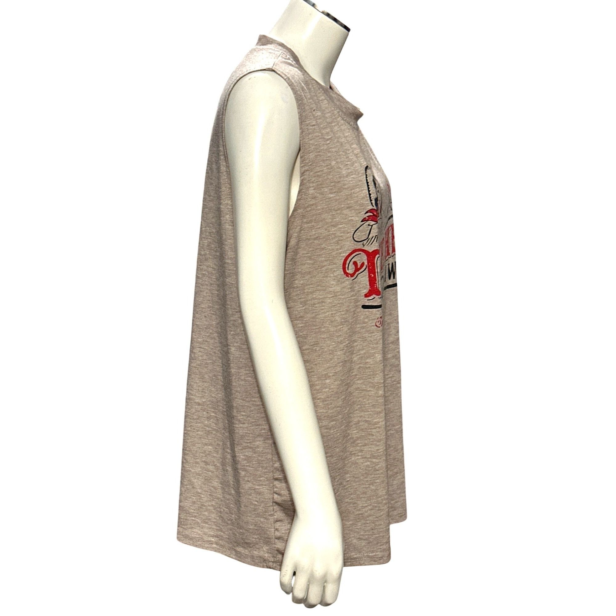 Other CCC Brown Sleeveless The Hell I Wont Graphic Tee Size XL Size XL / US 12-14 / IT 48-50 - 4 Thumbnail
