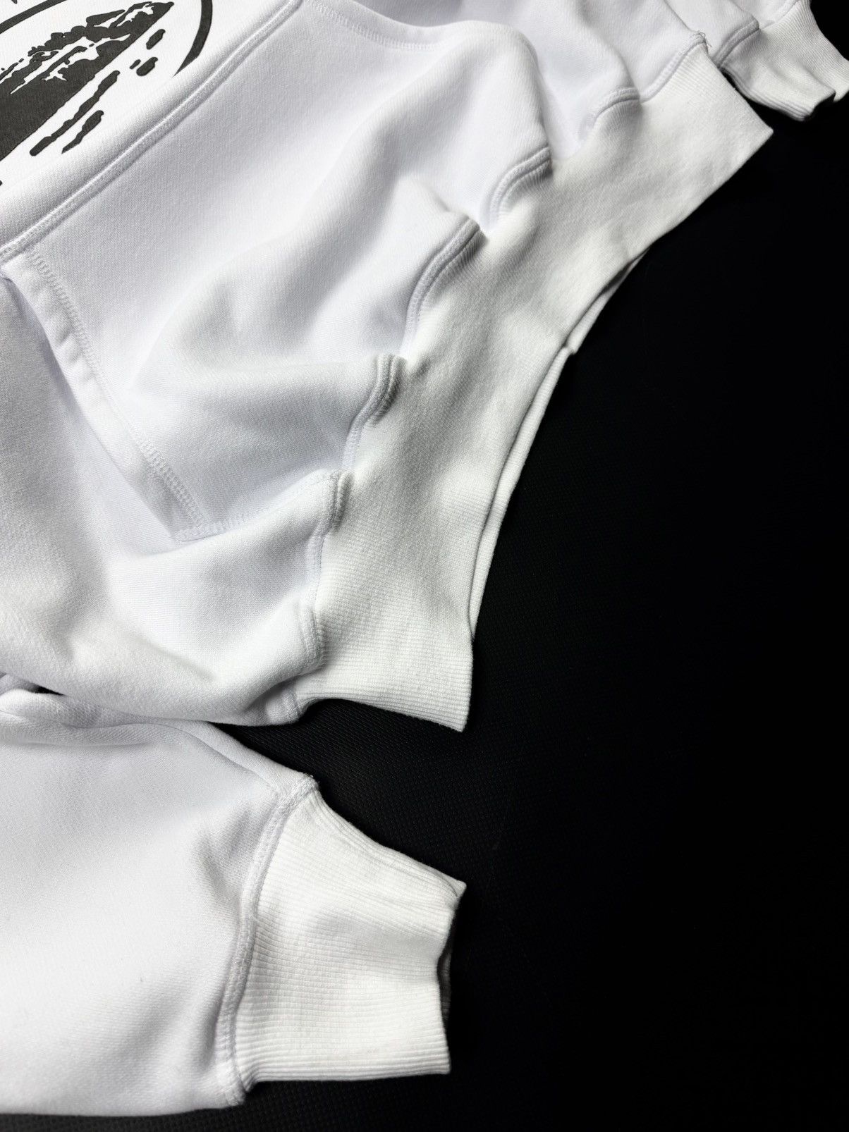 Corteiz Corteiz Alcatraz Big Logo White Heavy Cotton Hoodie STREETW Size US M / EU 48-50 / 2 - 12 Thumbnail