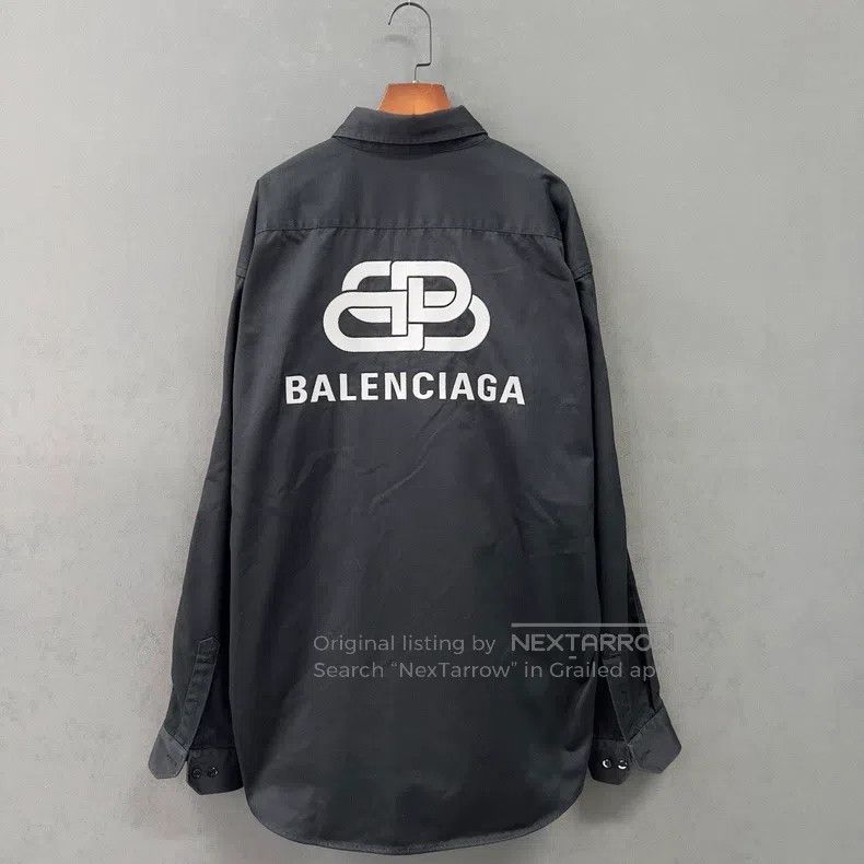 Balenciaga Balenciaga Denim shirt with back lock Size XS / US 0-2 / IT 36-38 - 2 Thumbnail
