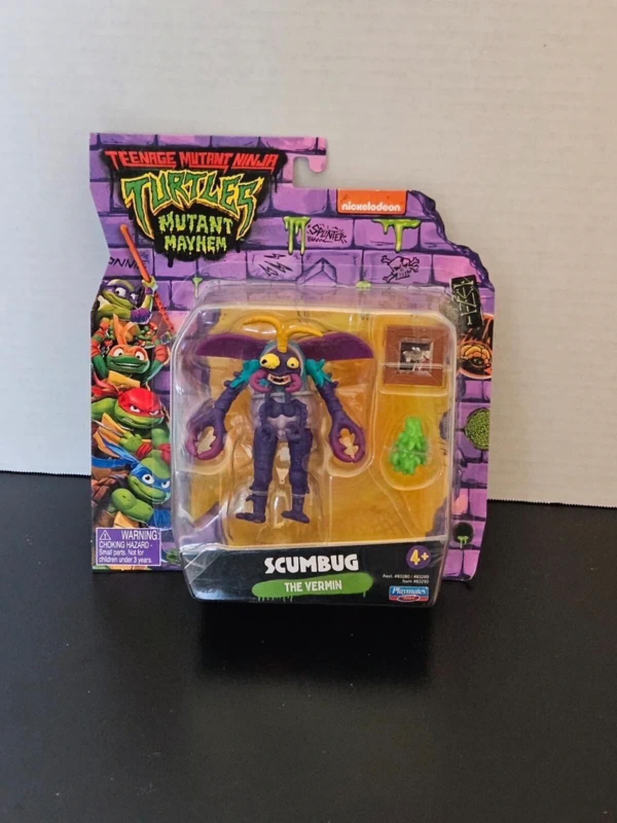 Nickelodeon TMNT Mutant Mayhem Turtle Scumbug the Vermin Figure Size ONE SIZE - 1 Thumbnail