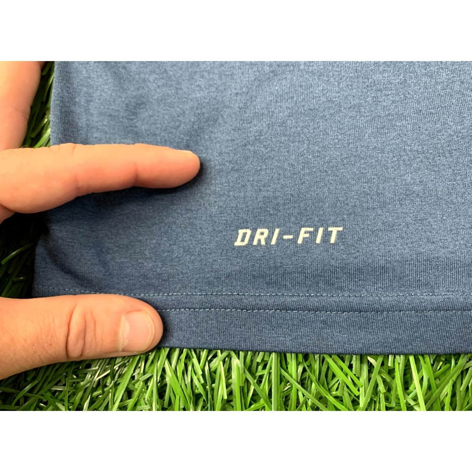 Nike Nike Dri-FIT Original Run Training Men Shirt Jersey T-Shirt Tee Size S Small Blue Nike Dri-FIT Running Shirt Men Short Sleeve Jersey Solid 90s Size US S / EU 44-46 / 1 - 5 Thumbnail